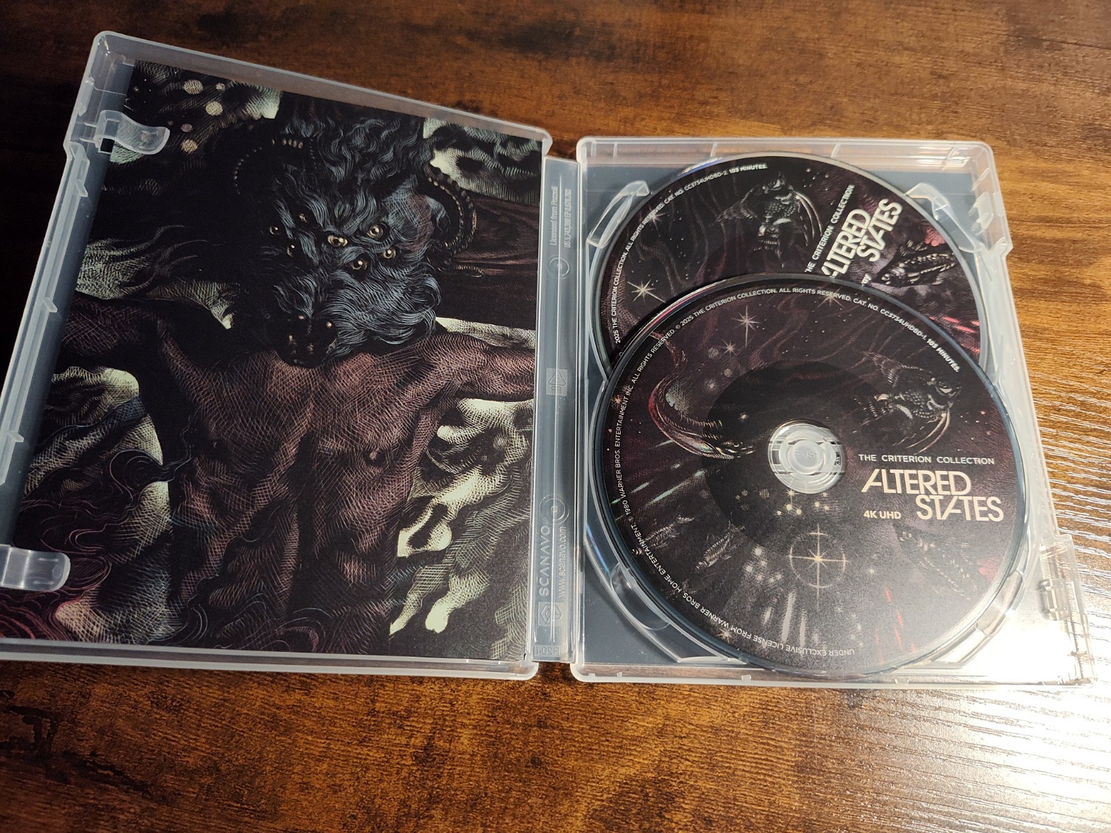 Altered States Criterion Collection #1284 4k UHD Blu-ray Ken Russell