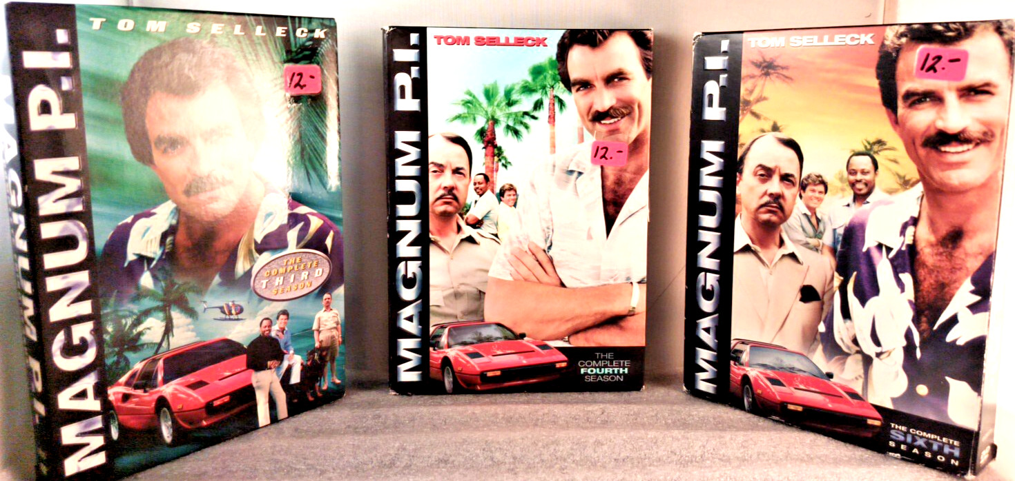 MAGNUM P.I. Seasons 3,4,6 DVD Box Sets