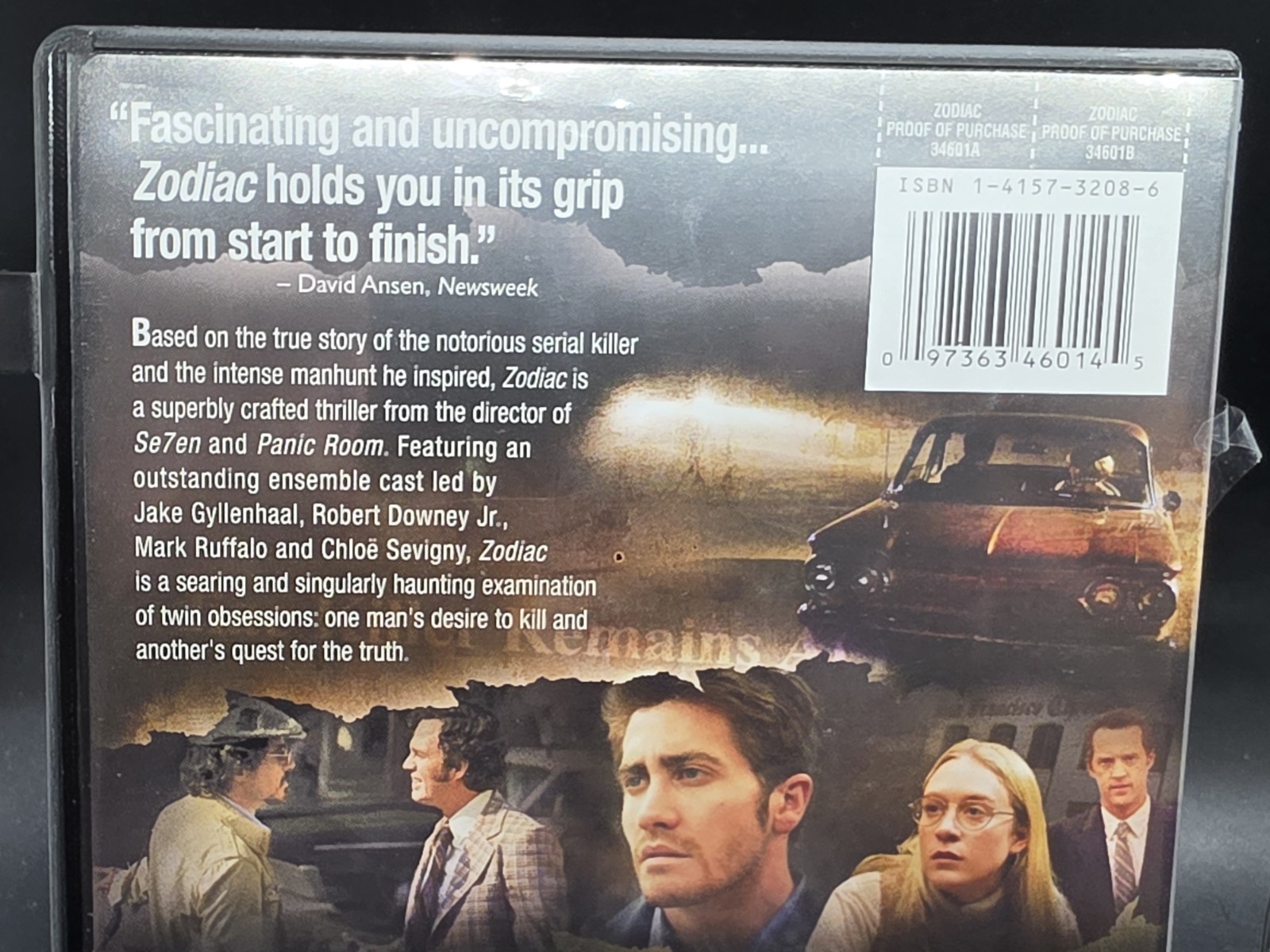 Zodiac (Widescreen DVD) Mark Ruffalo Jake Gyllenhaal Robert Downey Jr