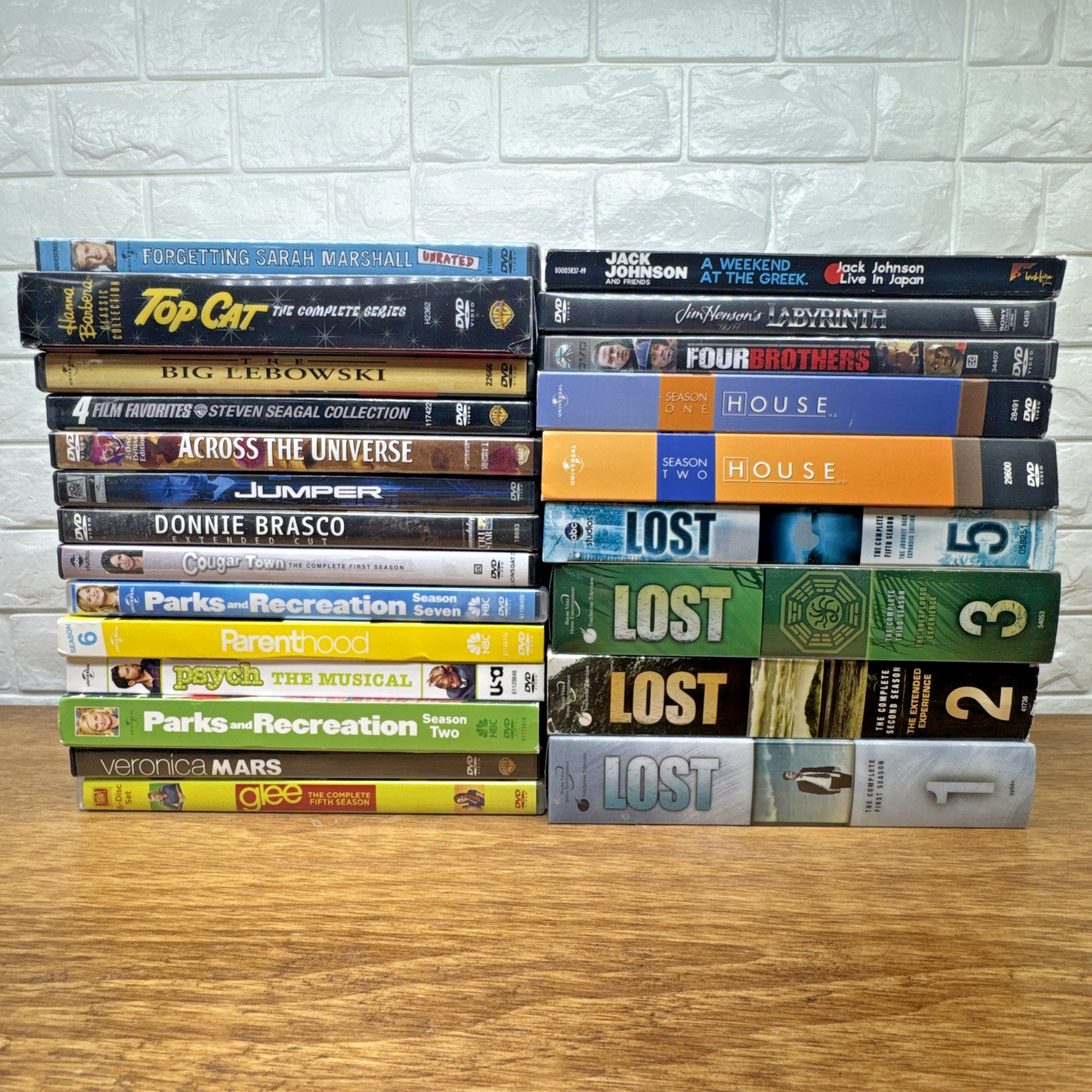 DVD Lot Movies TV Series Mixed Bundle Action Comedy Drama Romance Bulk 20+