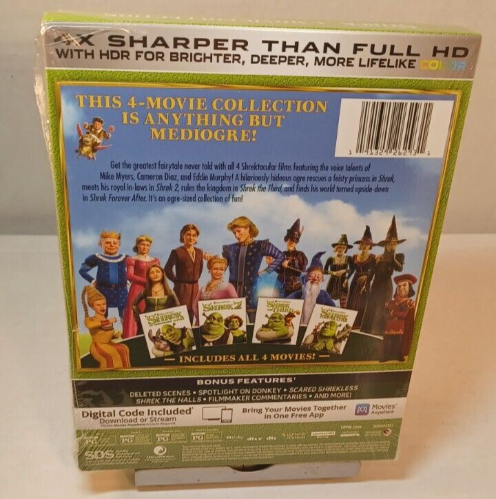 Shrek 4 – Movie Collection (4K) SLIPCOVER-NEW (Sealed)-Shipping with Tracking
