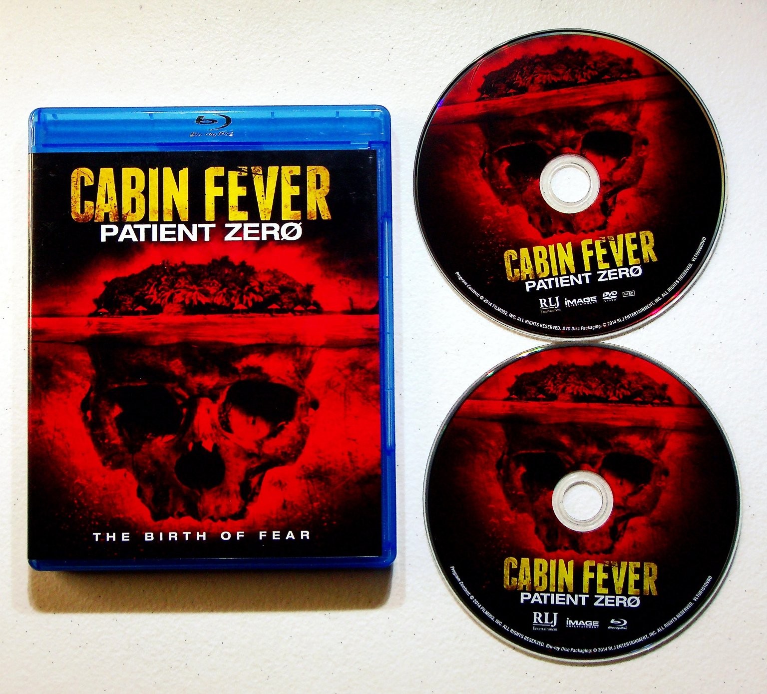 Cabin Fever Patient Zero Blu-ray DVD 2014 Sean Astin Kaare Andrews Horror Film
