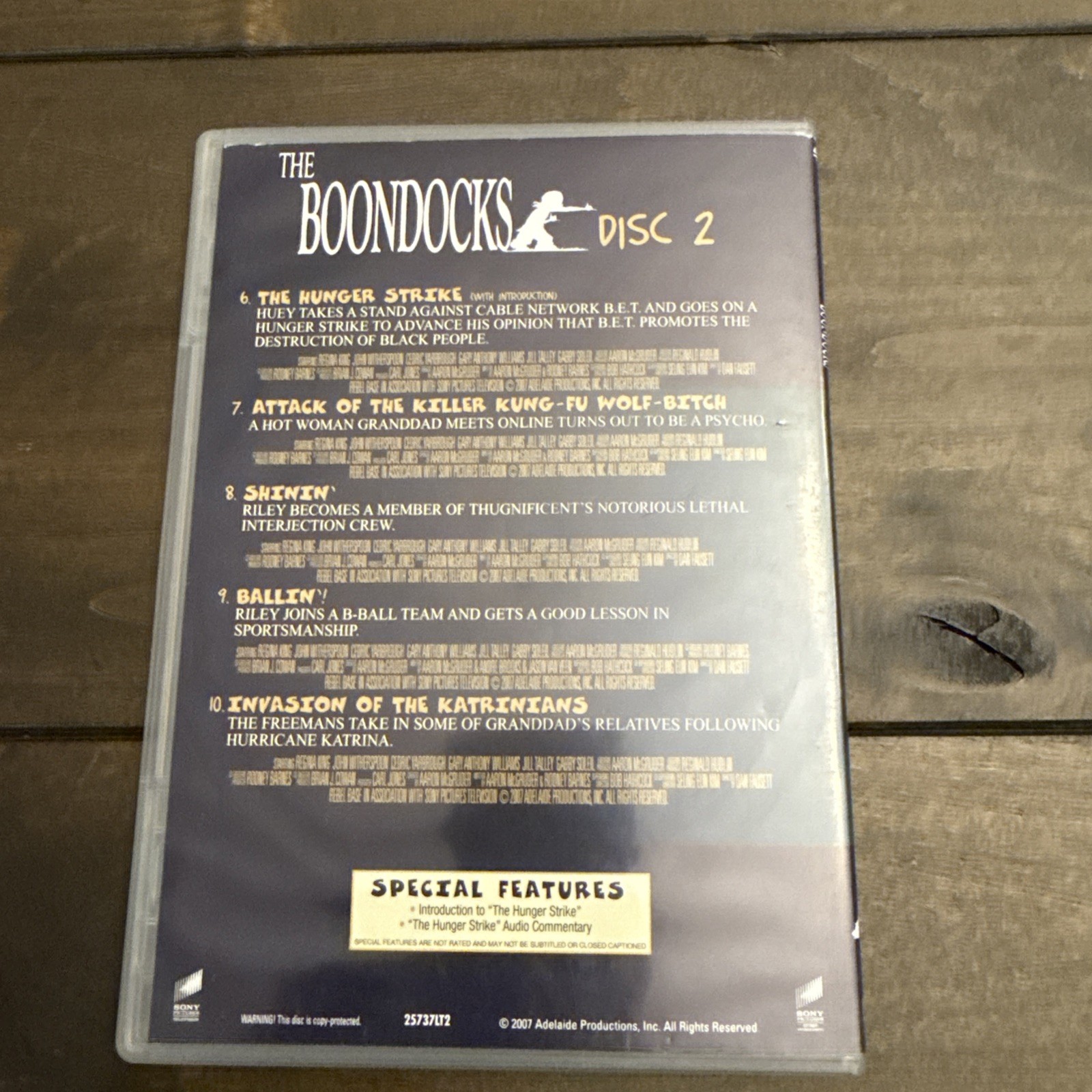 The Boondocks DVD Season 2 Sisc 2 Episodes 6-10