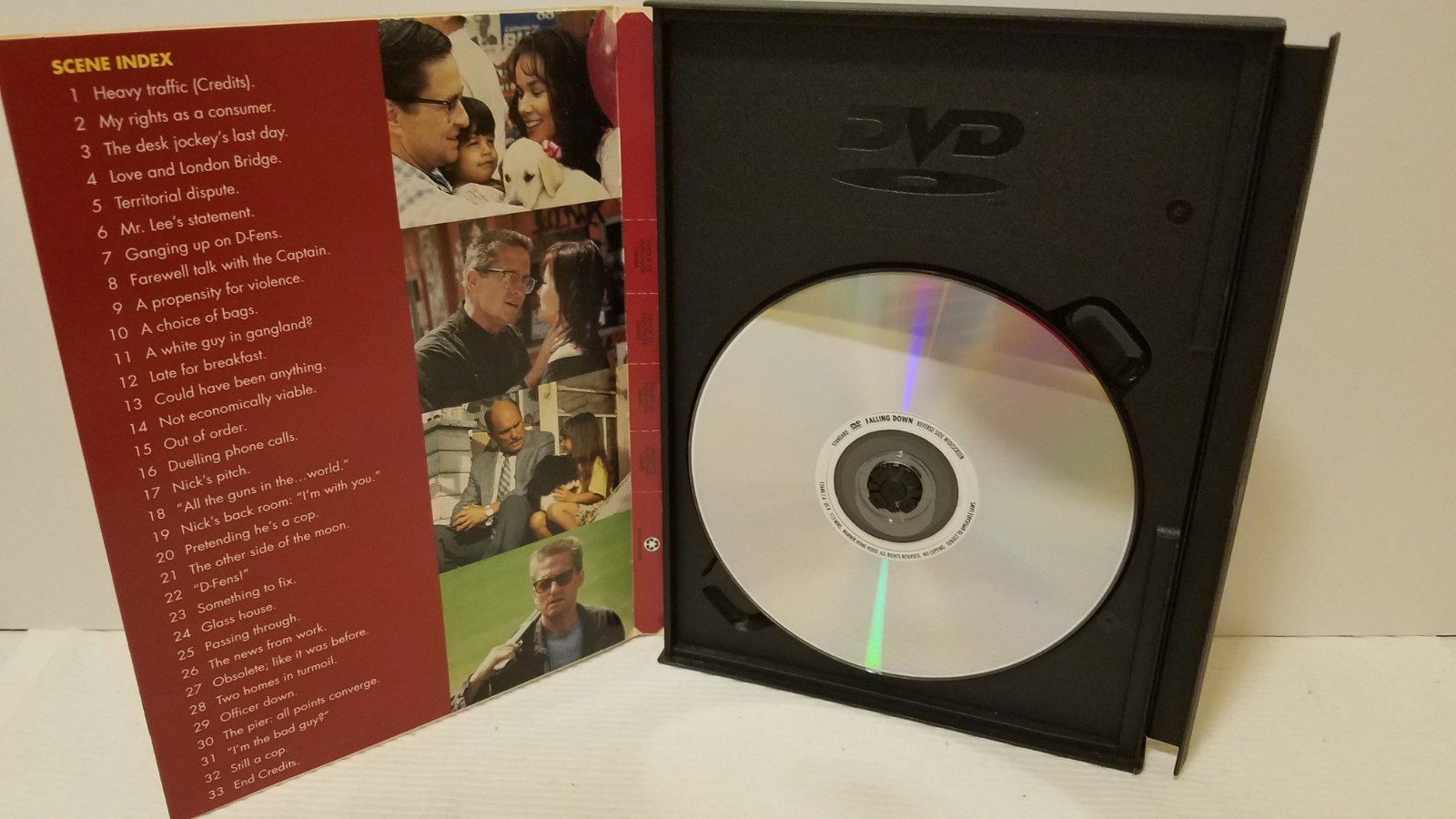 FALLING DOWN (1992) Michael Douglas Robert Duvall 2.35:1 WIDESCREEN DVD