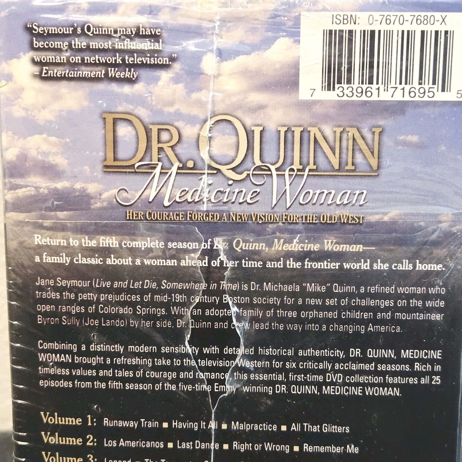 NEW Dr Quinn Medicine Woman Season 5 (DVD, 2005, 7 Disc) Jane Seymour Joe Lando