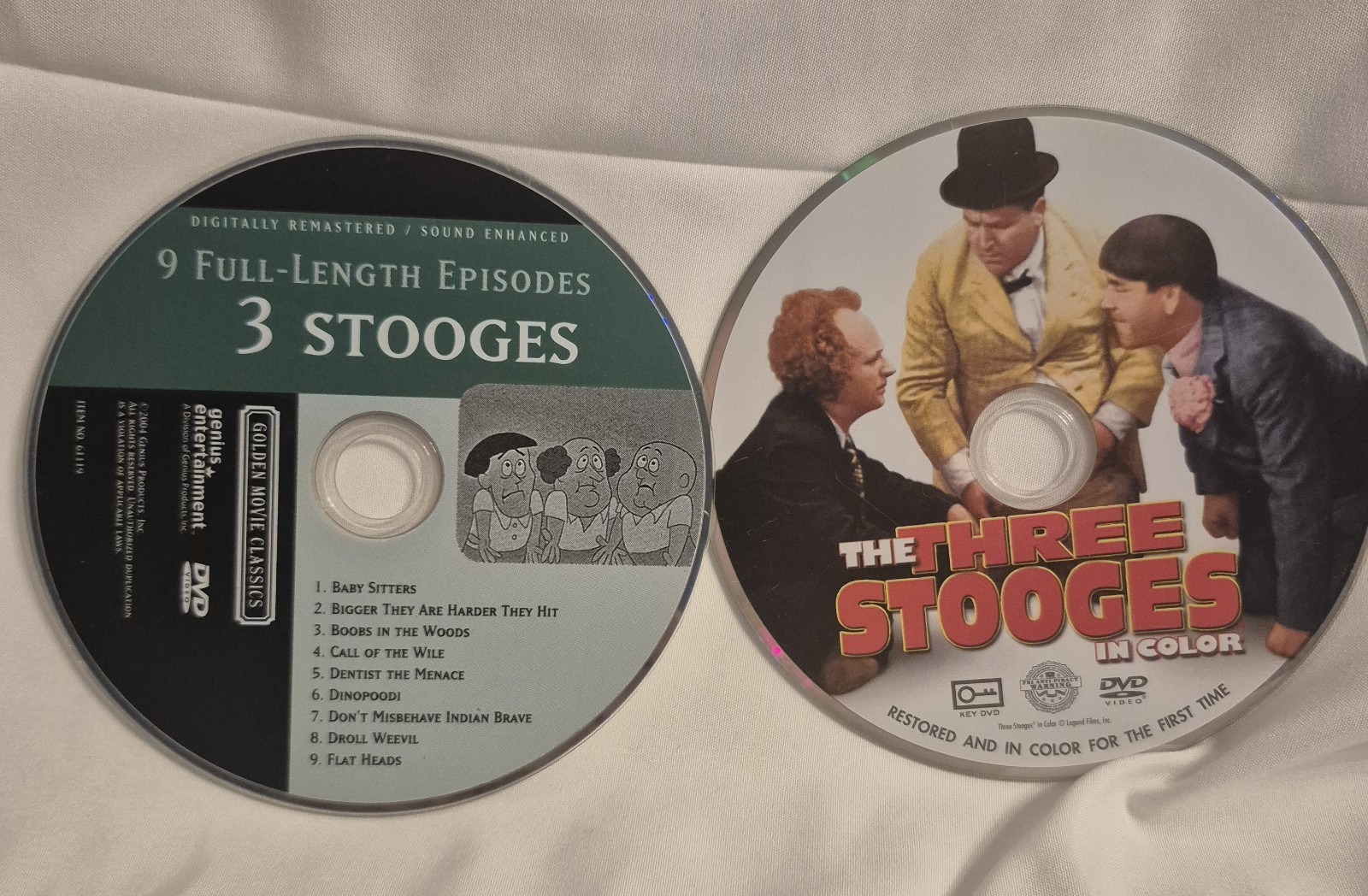 The Three Stooges DVD Collector’s Edition 2-Disc Set Widescreen Full Screen