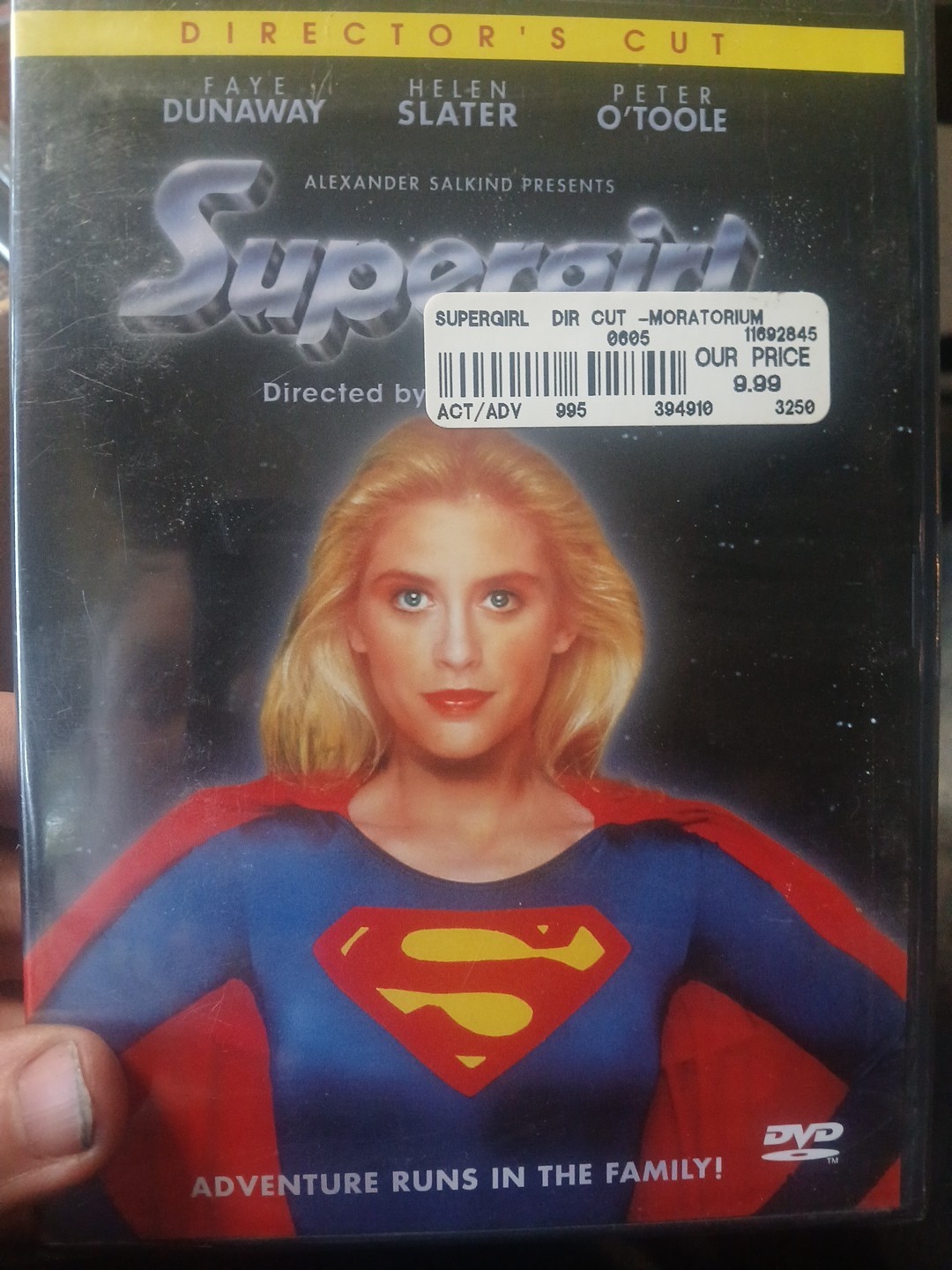 Supergirl (DVD, 2002, Directors Cut) Factory Sealed DC Comics Anchor Bay