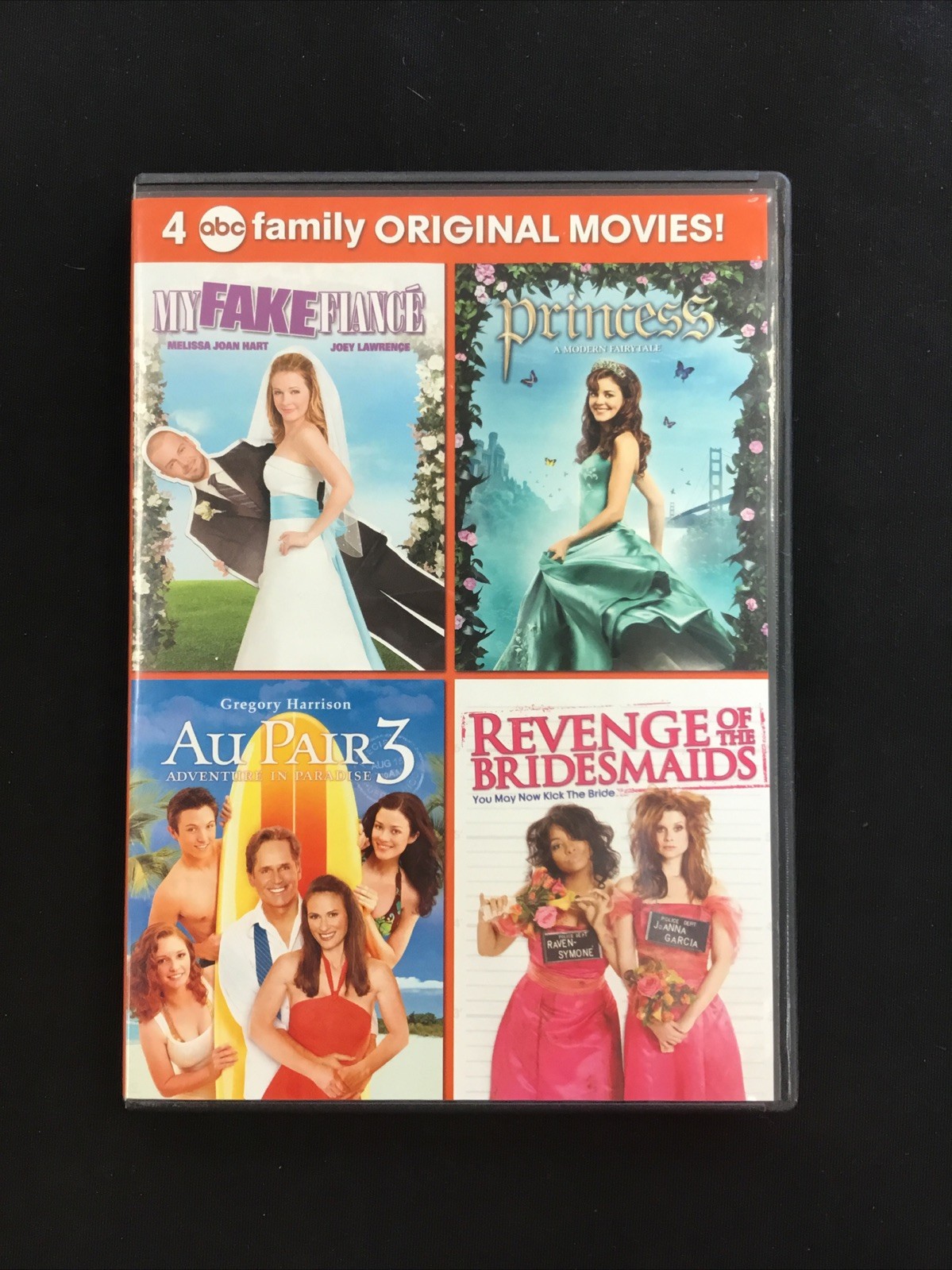 4 ABC Family Original Movies DVD (2011) My Fake Fiance Au Pair 3 Revenge Brides