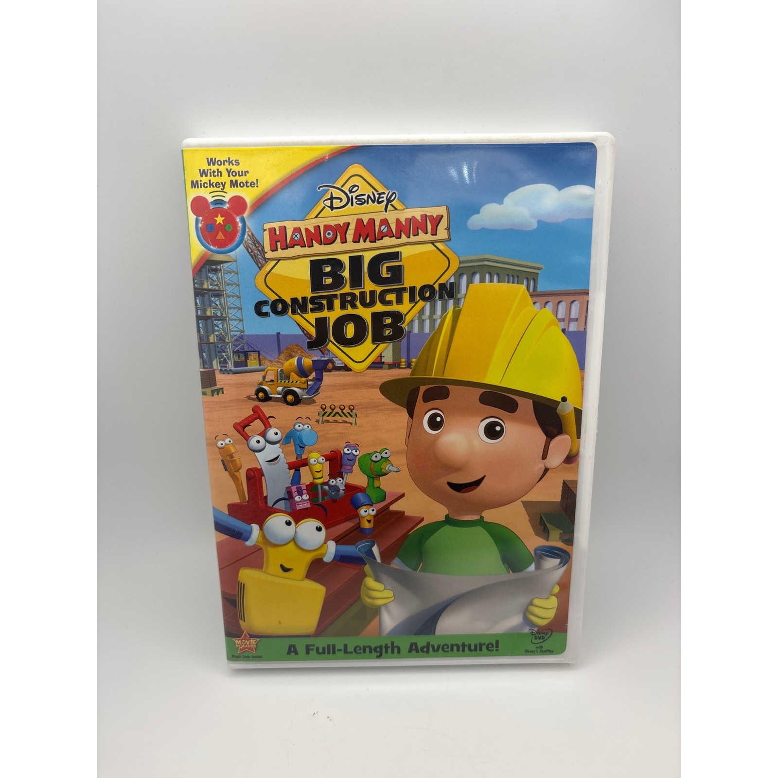 Disney Handy Manny Big Construction Job DVD Playhouse Disney Animated Movie