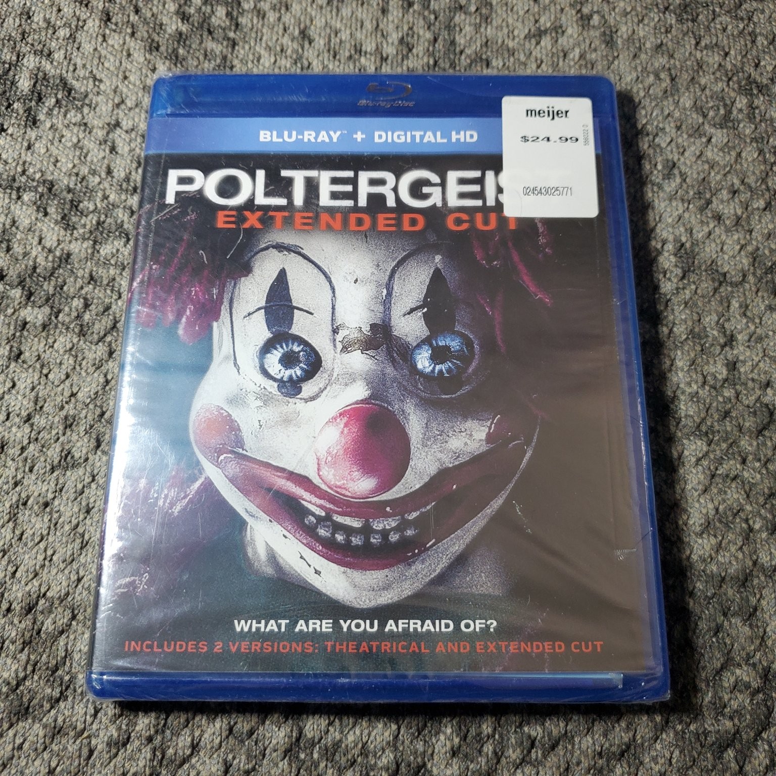 Poltergeist Blu-ray 2015 Extended Cut Sam Rockwell Gil Kenan Horror Film