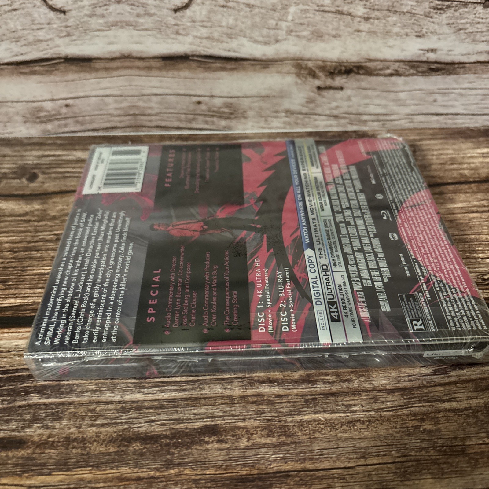 Spiral: From The Book Of Saw Best Buy (4K UHD + Blu-Ray) Loose Disc Inside