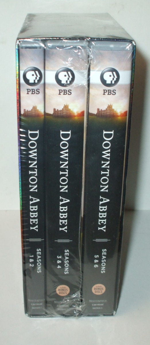 DOWNTOWN ABBEY THE COMPLETE COLLECTION SEASONS 1-6 DVD/22 DISC SET/PBS – SEALED
