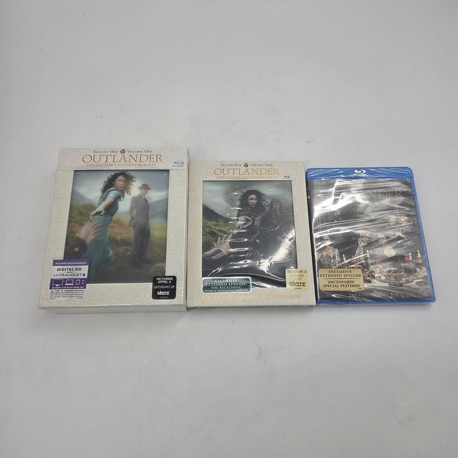 New Outlander The Complete First & Second Season Collectors Edition Volume 1 & 2