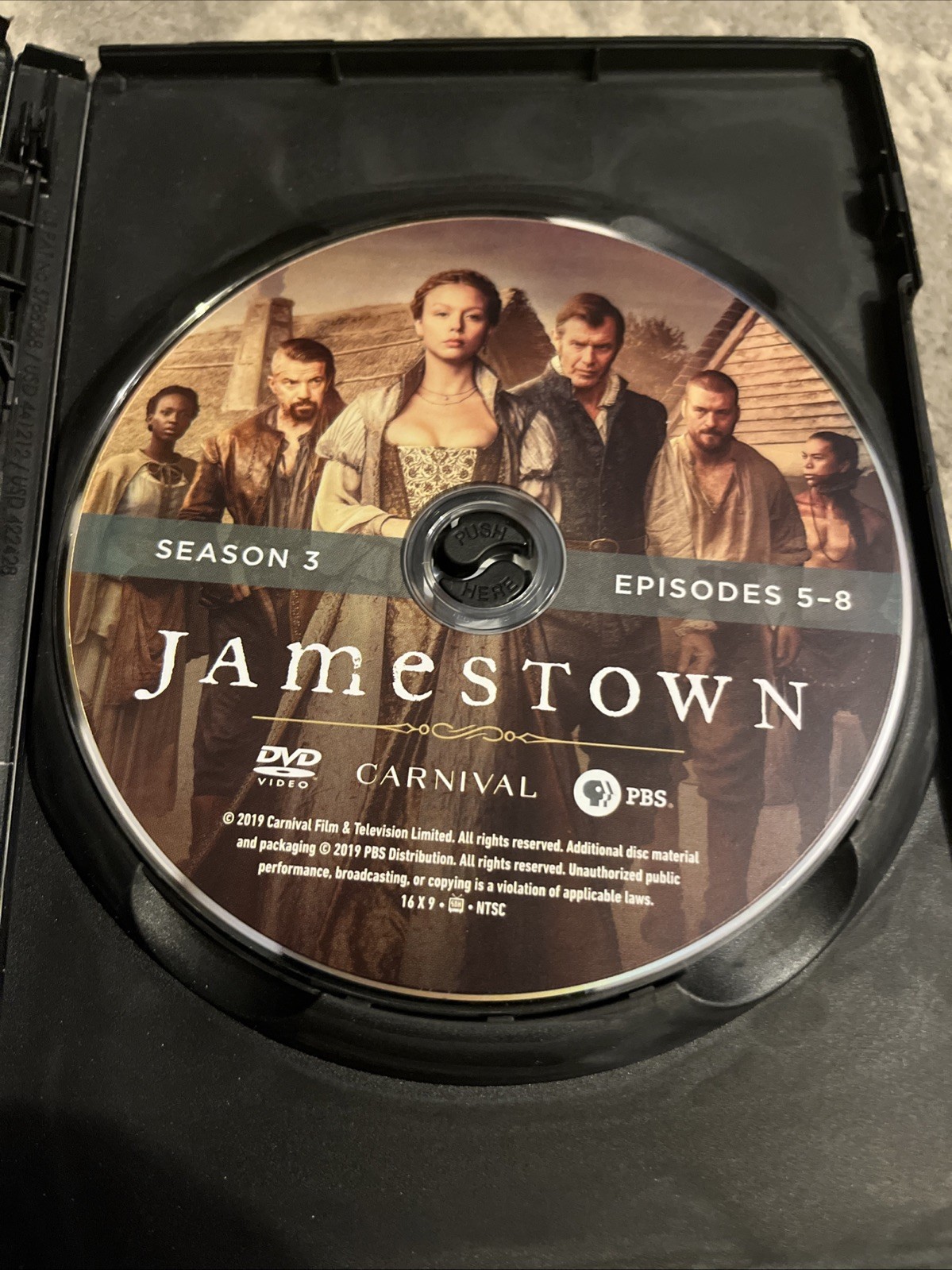 Jamestown Complete Series Seasons 1-3 DVD PBS Colonial America Period Drama