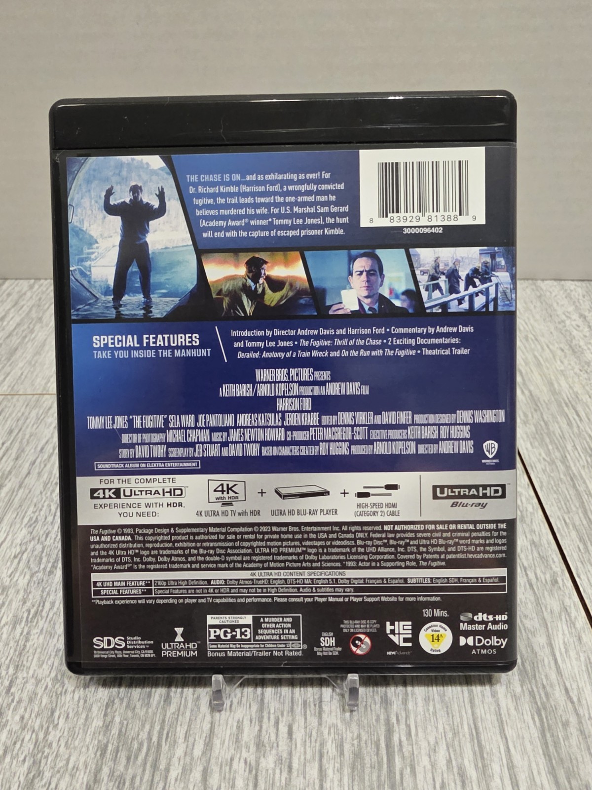 The Fugitive 4K (Ultra HD, 1993)
