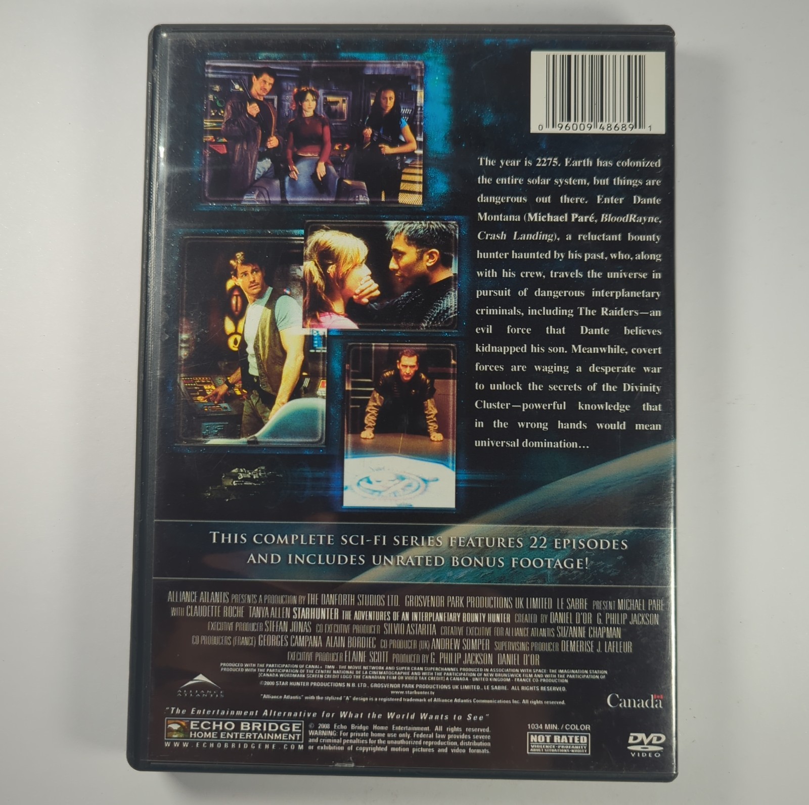 Starhunter The Complete Series DVD 2007 4-Disc Set Space Sci-Fi TV Show Like New
