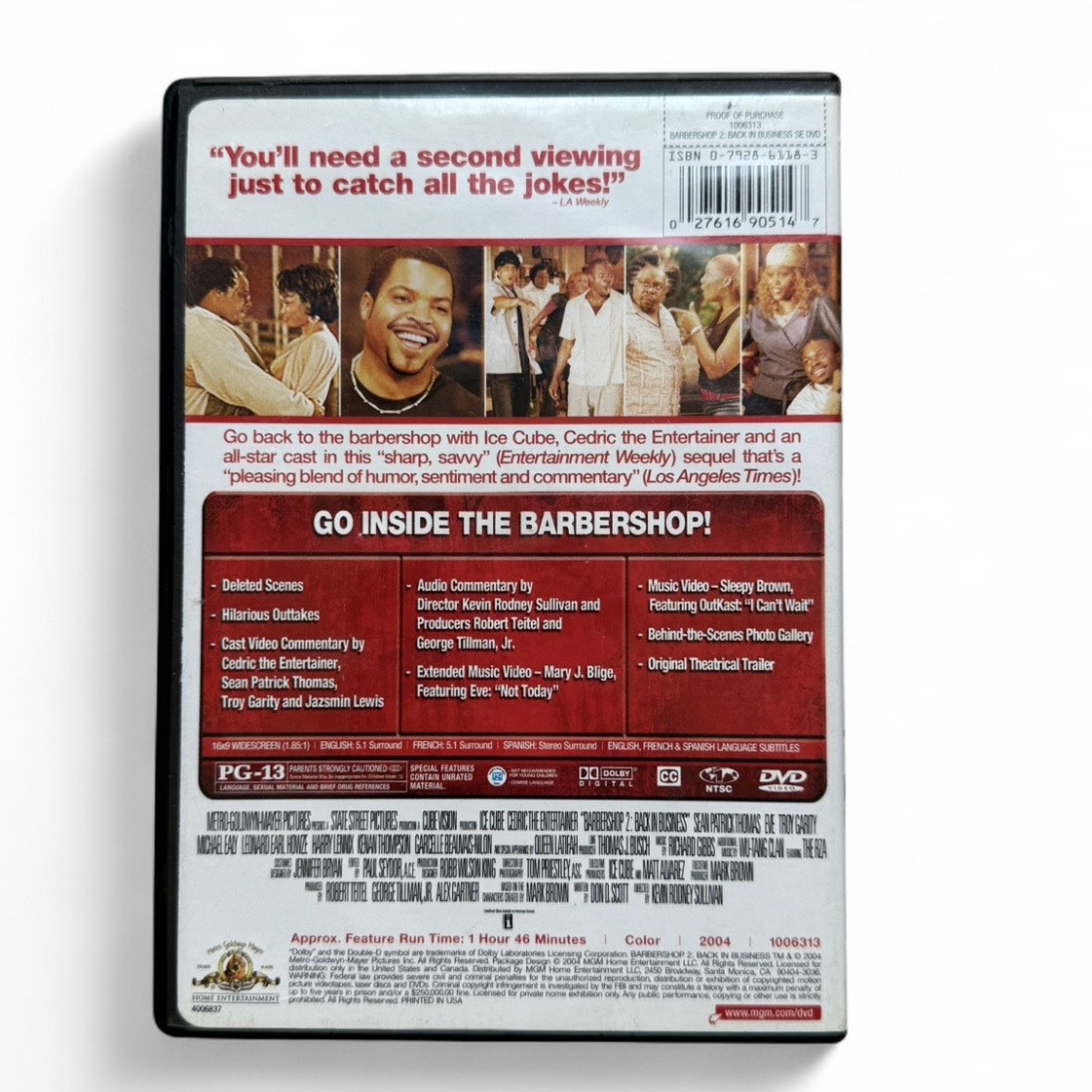 MGM Home Entertainment Barbershop 2 Special Edition Comedy DVD Ice Cube