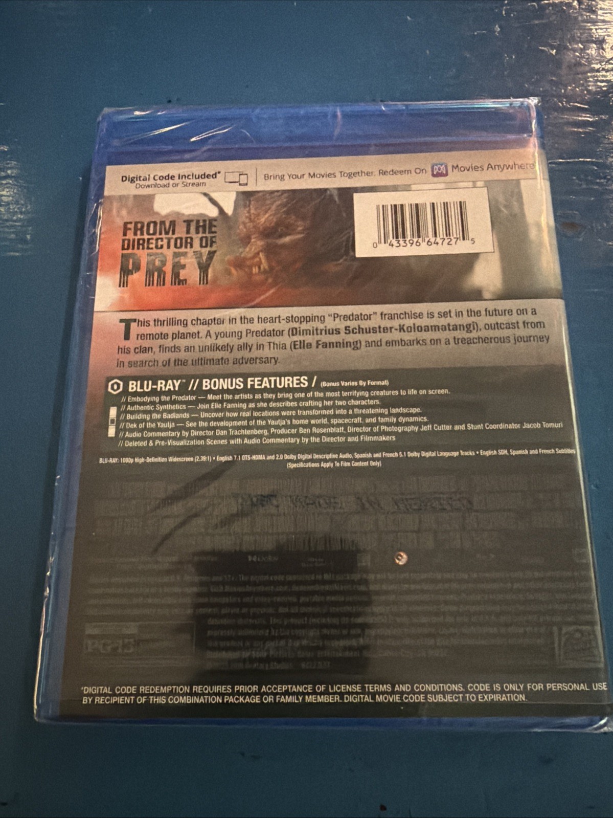 Predator: Badlands (Blu-ray + Digital) Brand New