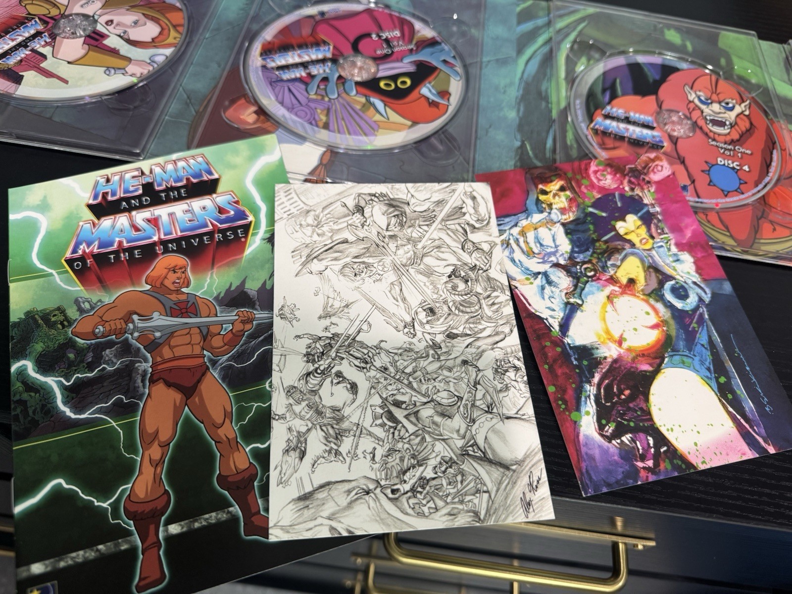 Masters of the Universe Season 1 Animated Series DVD Set with Art Cards
