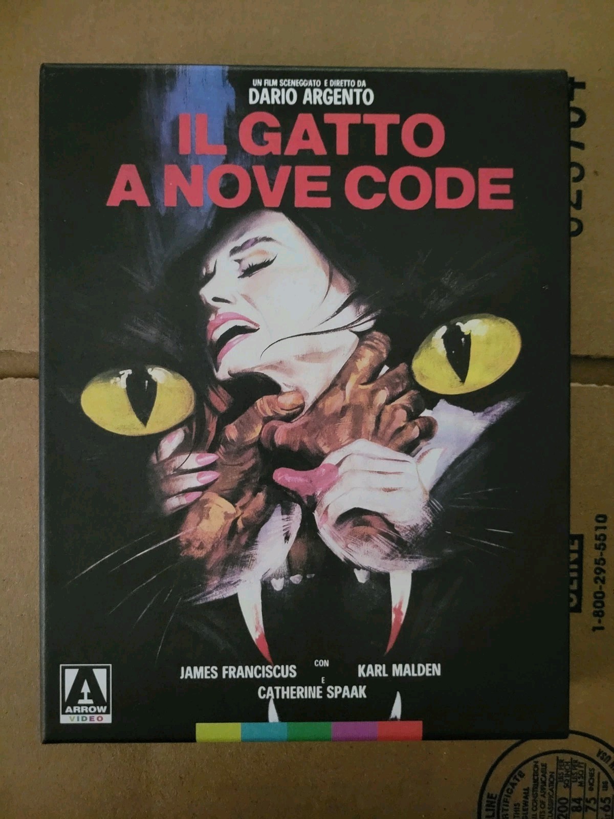The Cat o’ Nine Tails 4k UHD Limited Edition Arte Originale – Arrow