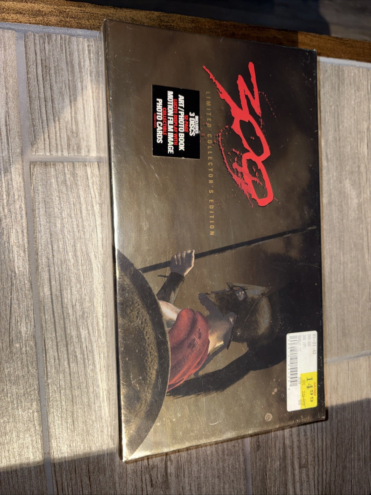 300 Limited Collector’s Edition Box Set 3 Disc Deluxe Edition Sealed