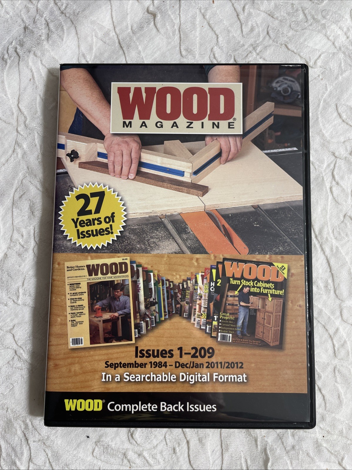 Wood Magazine DVD Complete Back Issues #1-202 1984-2011 Digital Archive 26 yrs