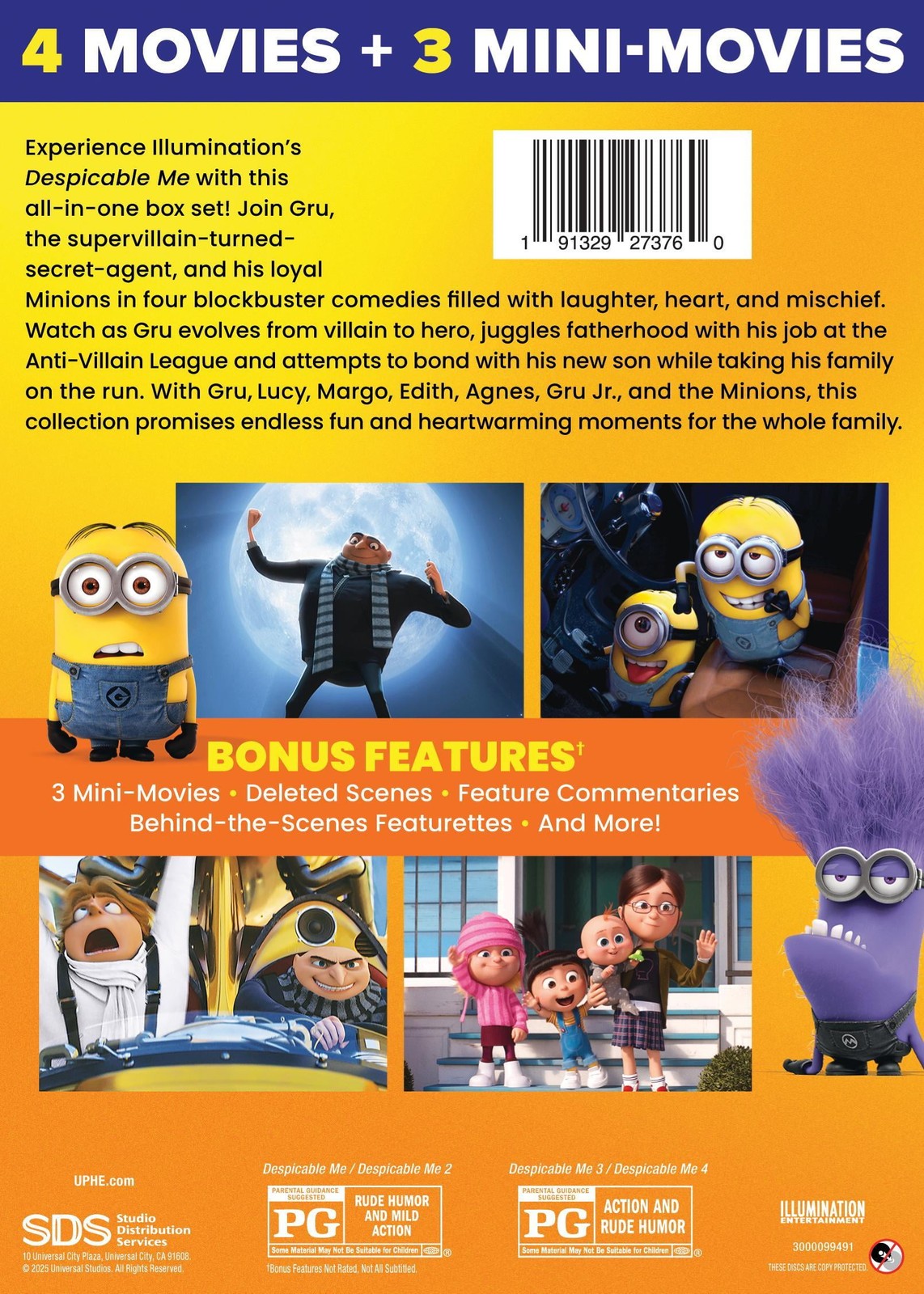SDS Despicable Me 4-Movie Collection (DVD)