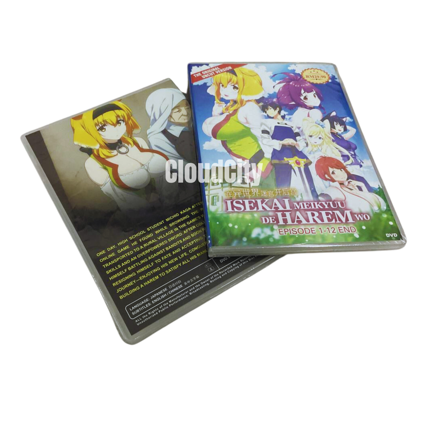 DVD Anime Isekai Meikyuu De Harem Wo(1-12End) English Sub & All Region UNCUT