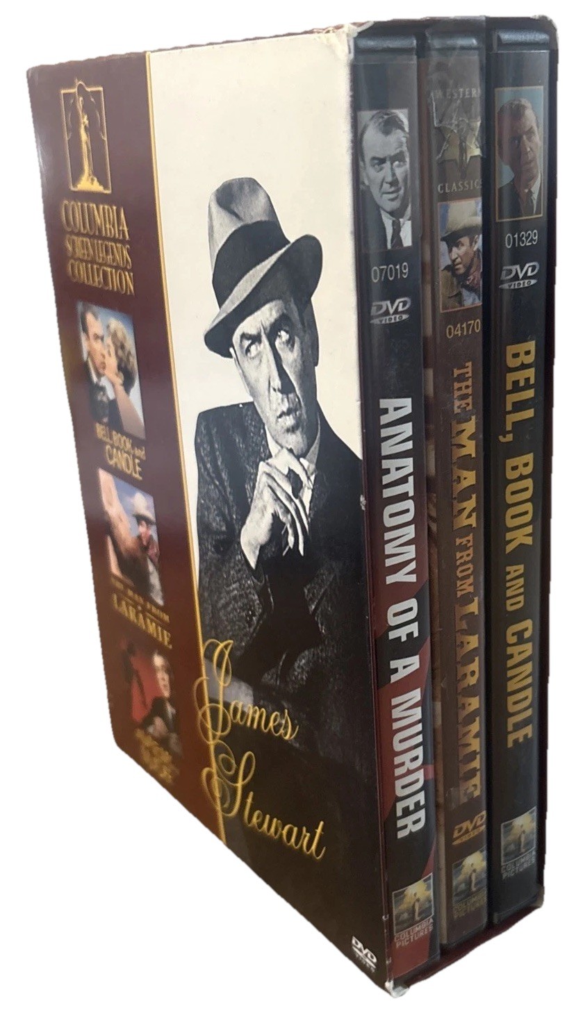 James Stewart Columbia Screen Legends Collection 3 Incl Bell Book Candle VG