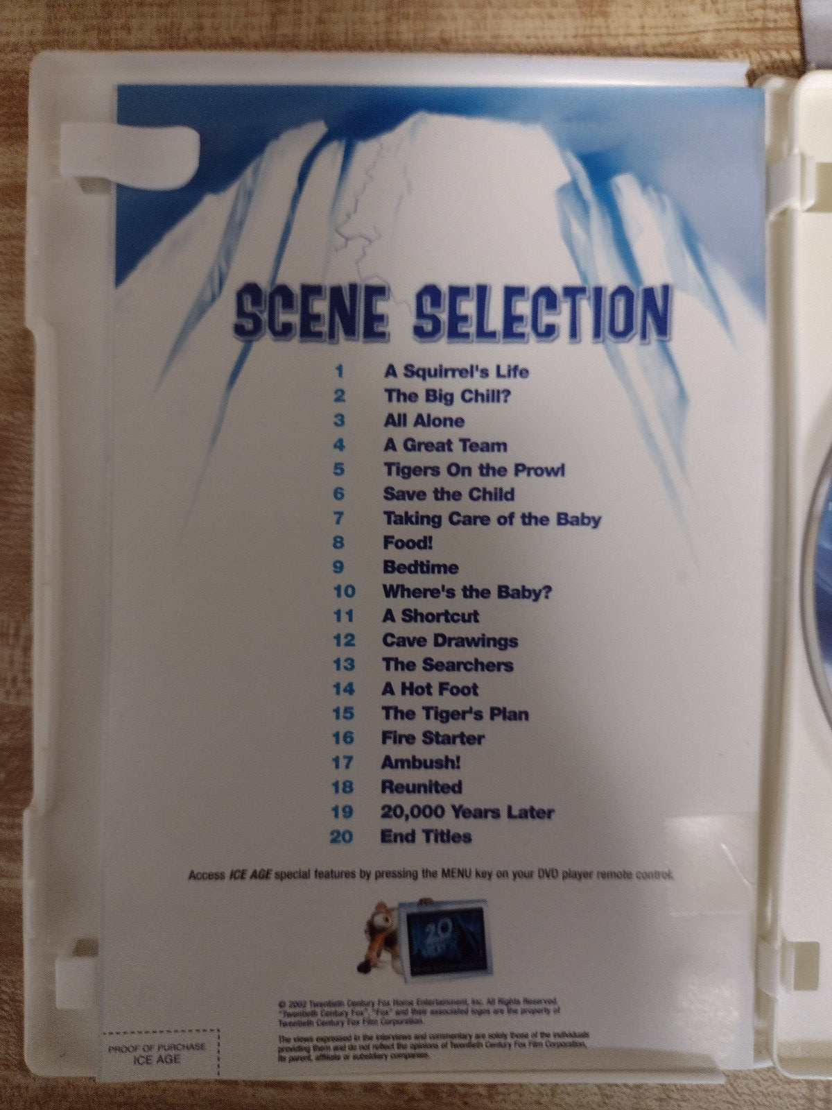 Ice Age (2-Disc Special Edition) DVD Widescreen Version 2002 81 Minutes