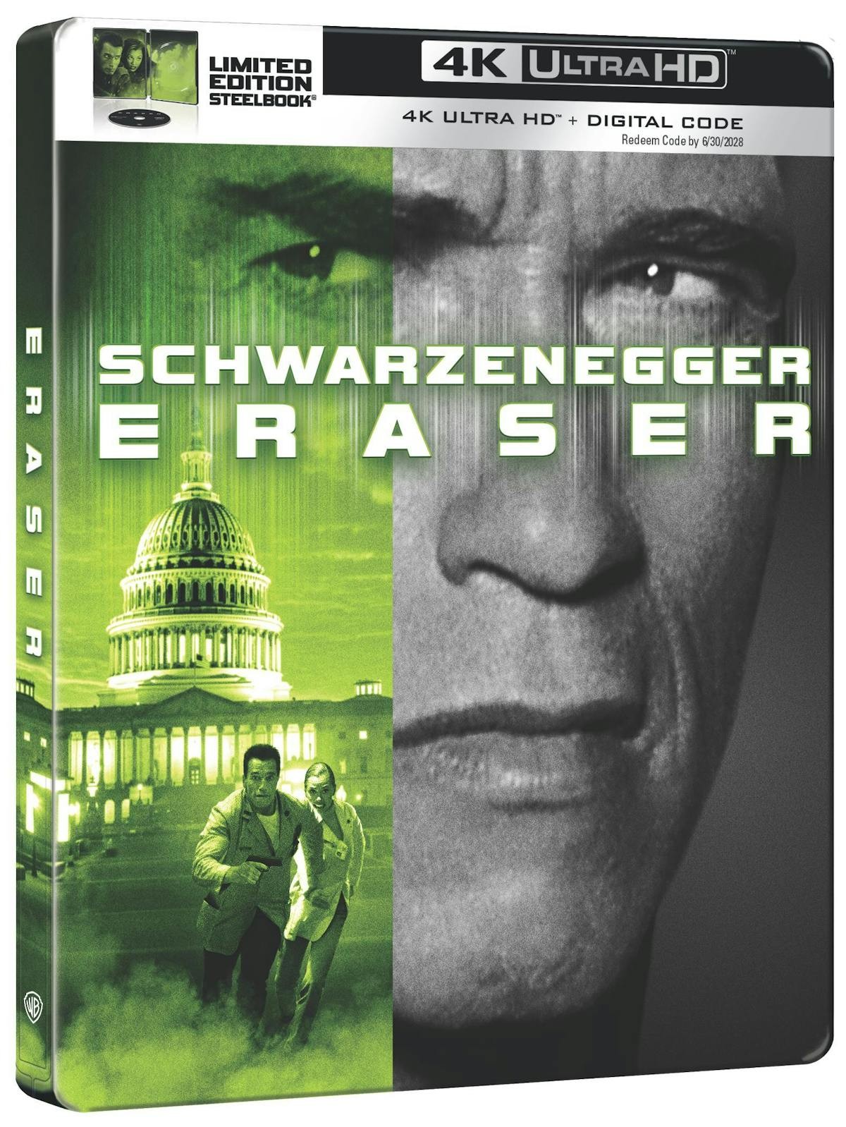 Eraser 30th Anniversary Edition 4K UHD Blu-ray NEW