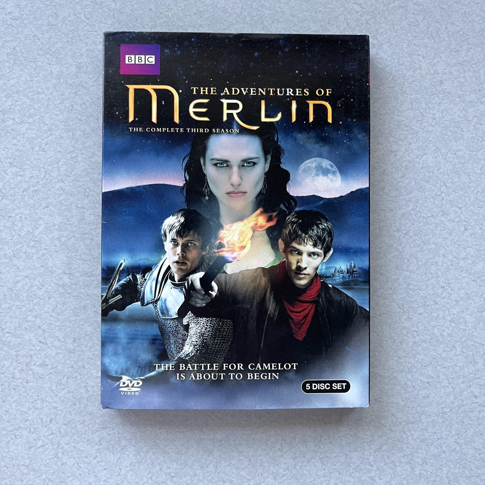 The Adventures Of Merlin Season 3 and 5 DVD Box Set BBC United Kingdom Fantasy