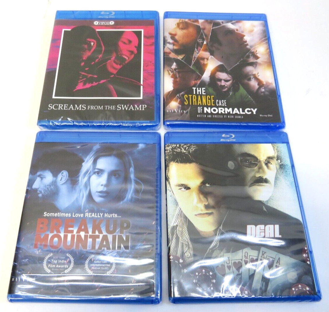 4 Blu-ray Disc lot Movies Breakup Mountain The Strange Case of Normalcy Deal