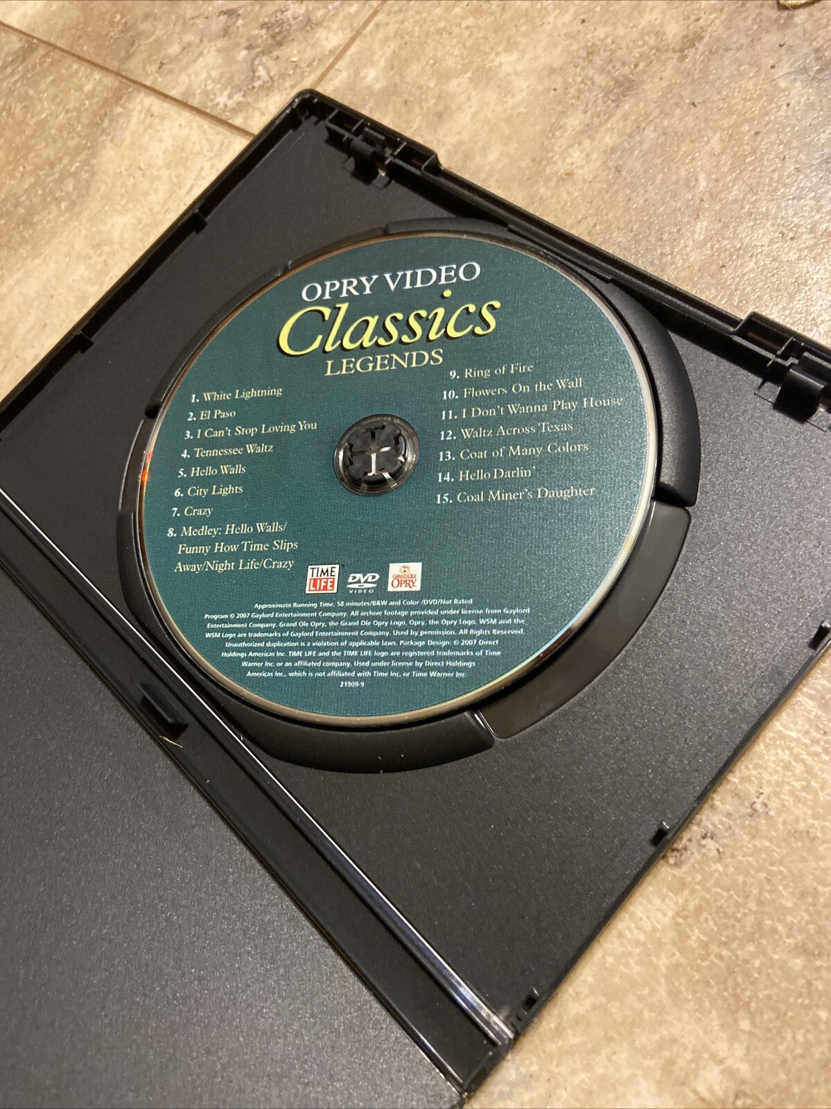 Grand Ole Opry Video Classics: Classic Live Performances Set Of 8 DVDs Time Life