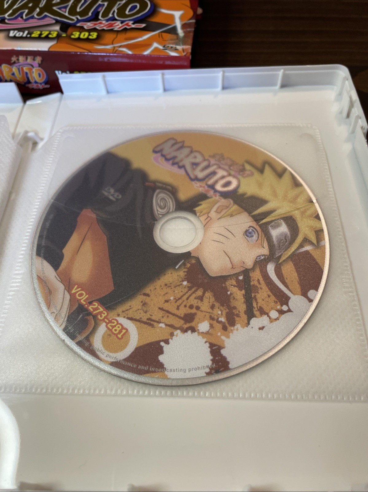 Naruto Vol 273-303 Original Japanese DVD Box Set with English Subtitles