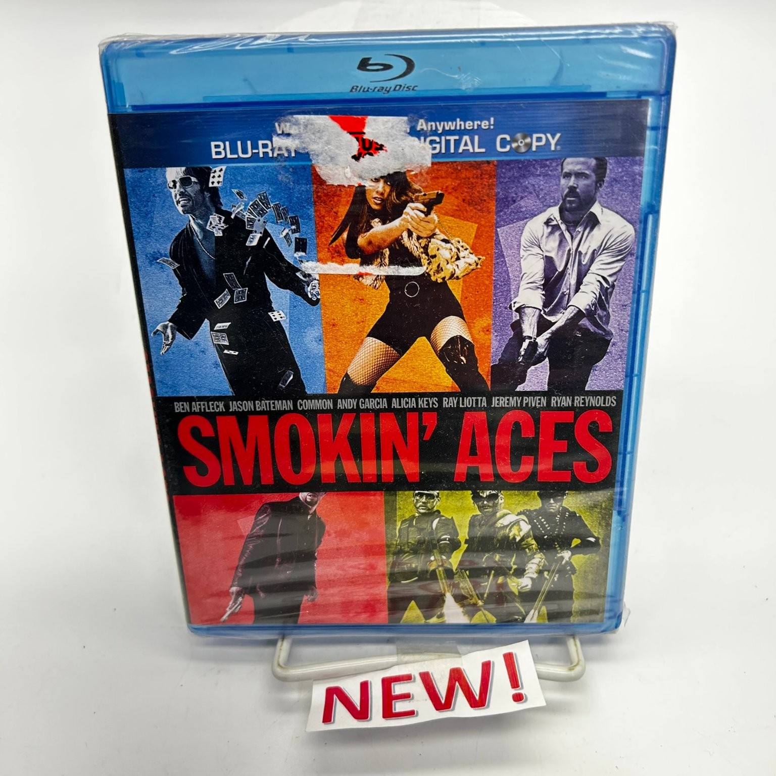 Smokin’ Aces Blu-ray 2007 Ben Affleck Ryan Reynolds Action Thriller Digital Copy