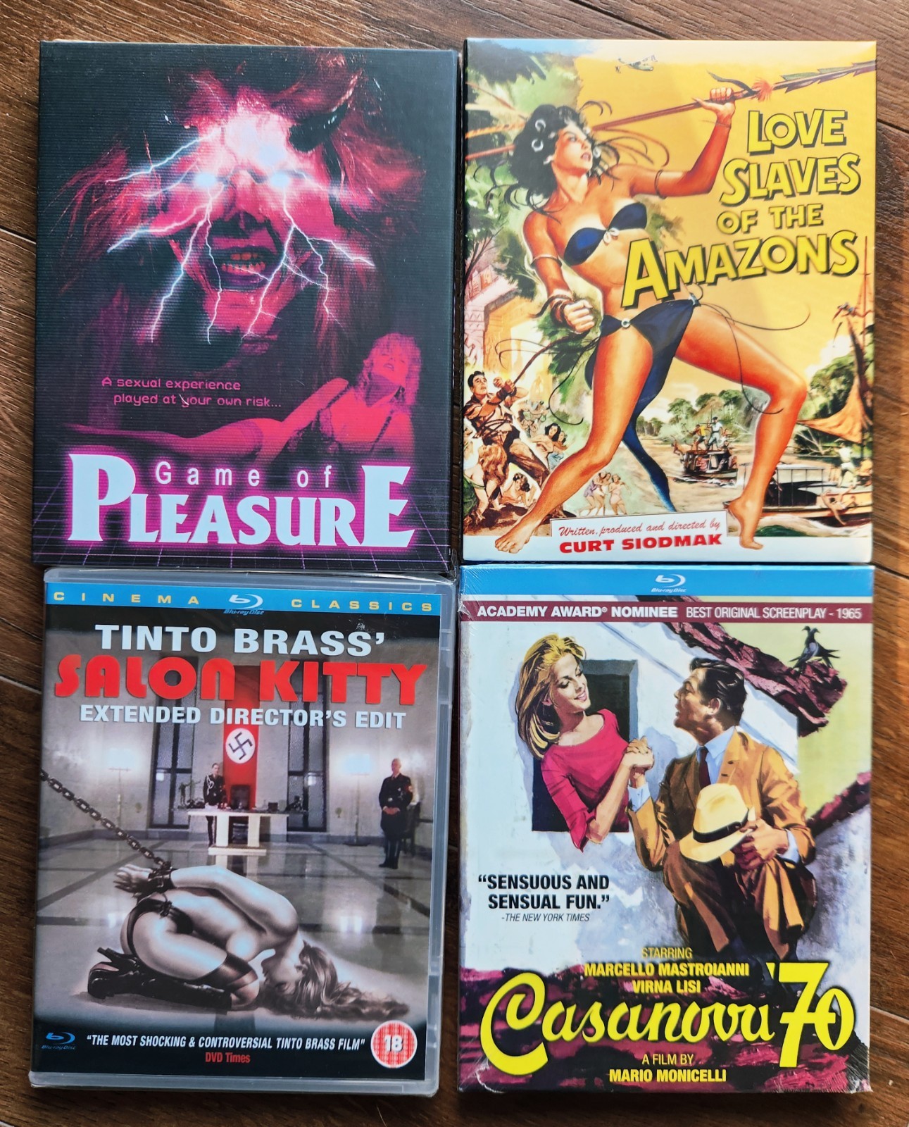 Game of Pleasure / Tinto Brass’ Salon Kitty / Casanova ’70 / Love Slaves Amazons