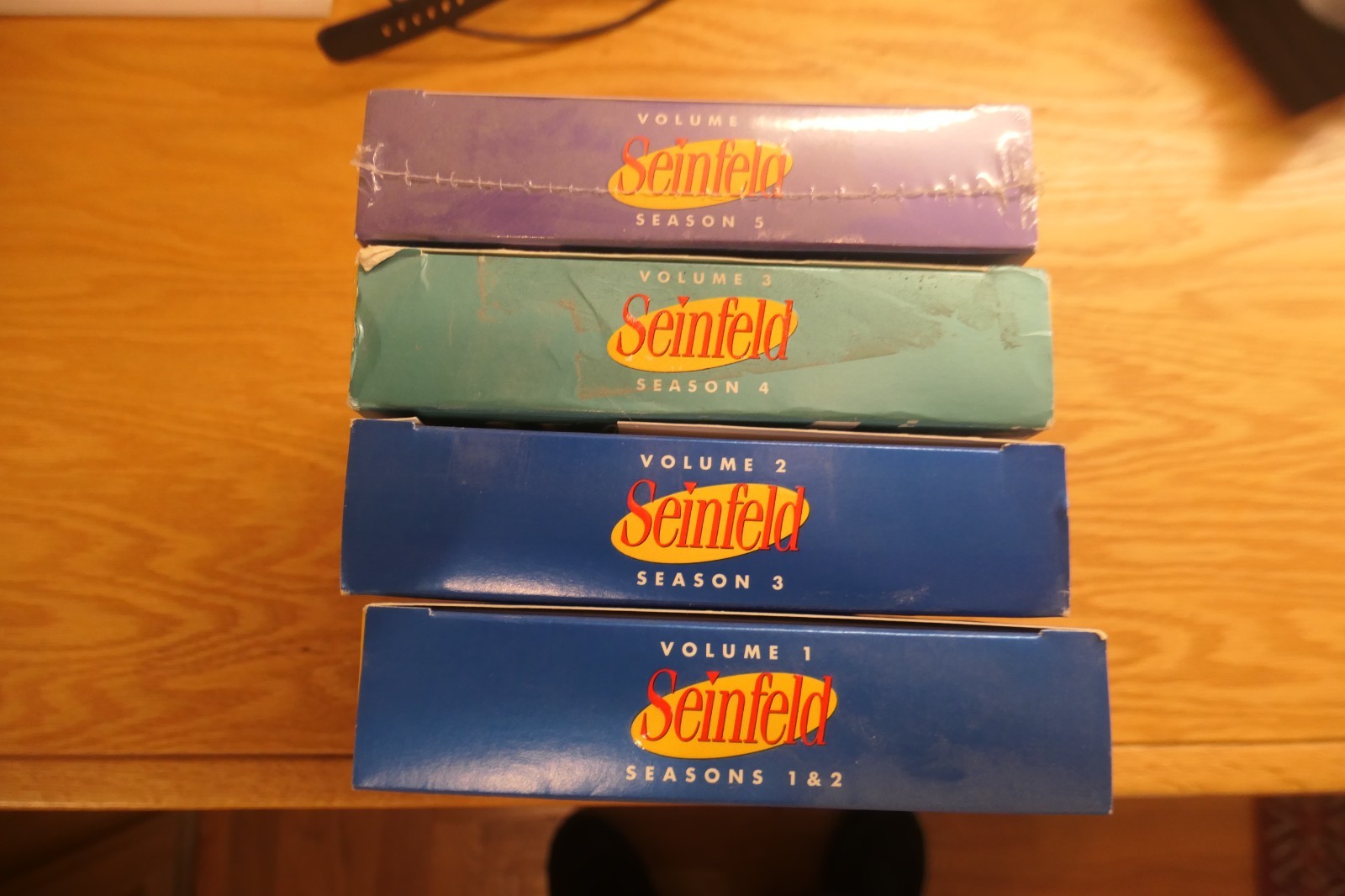 Jerry Seinfeld DVD Seasons 1-5. Season 5 is unopened in original packaging