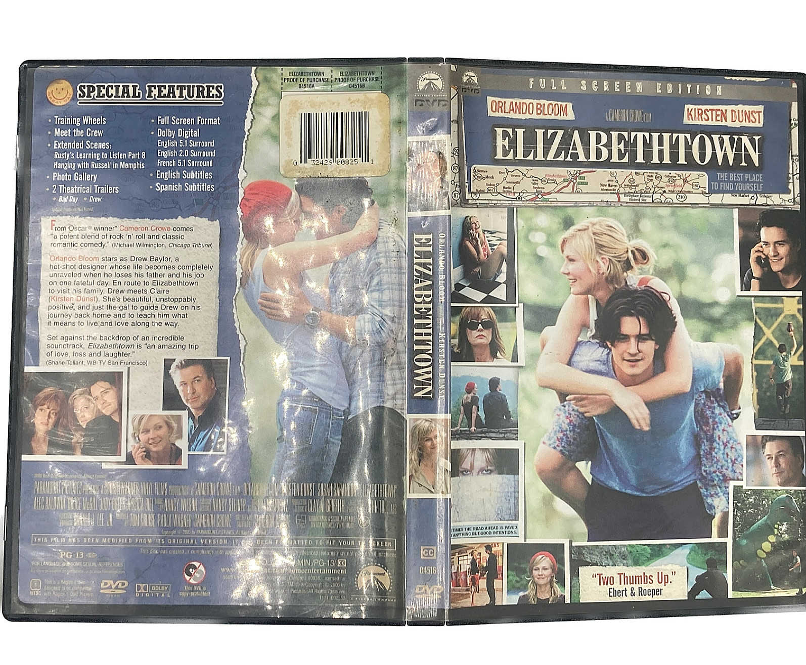 Elizabethtown (2005), DVD Movie, Paramount Home Ent. 2 Discs (2006),Dir. C Crowe