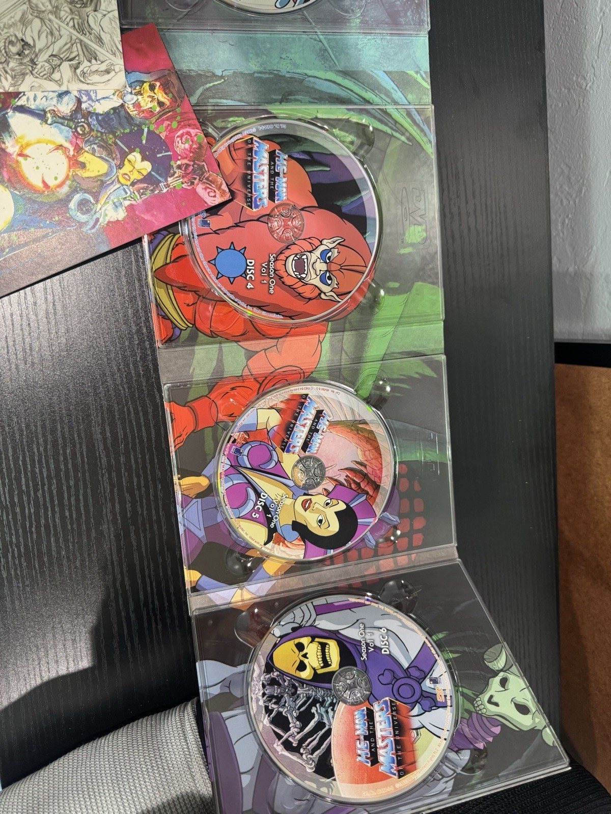 Masters of the Universe Season 1 Animated Series DVD Set with Art Cards