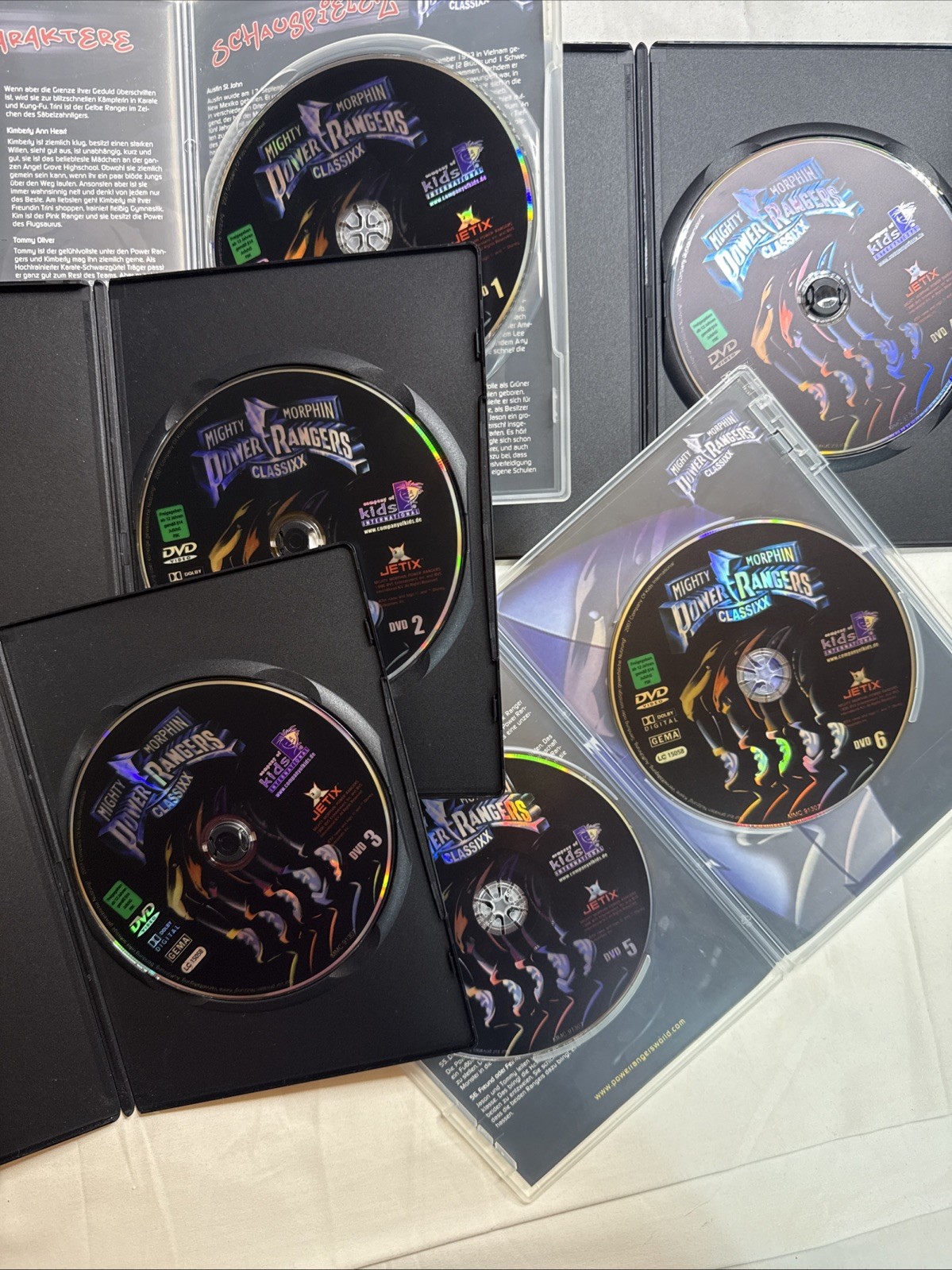 Mighty Morphin Power Rangers ClassiXX (Season 1, 6 discs, 1996) German Edition