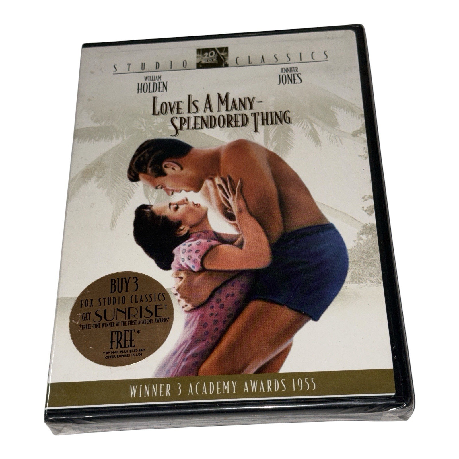Love is a Many Splendored Thing (1955) DVD William Holden/Jennifer Jones SEALED