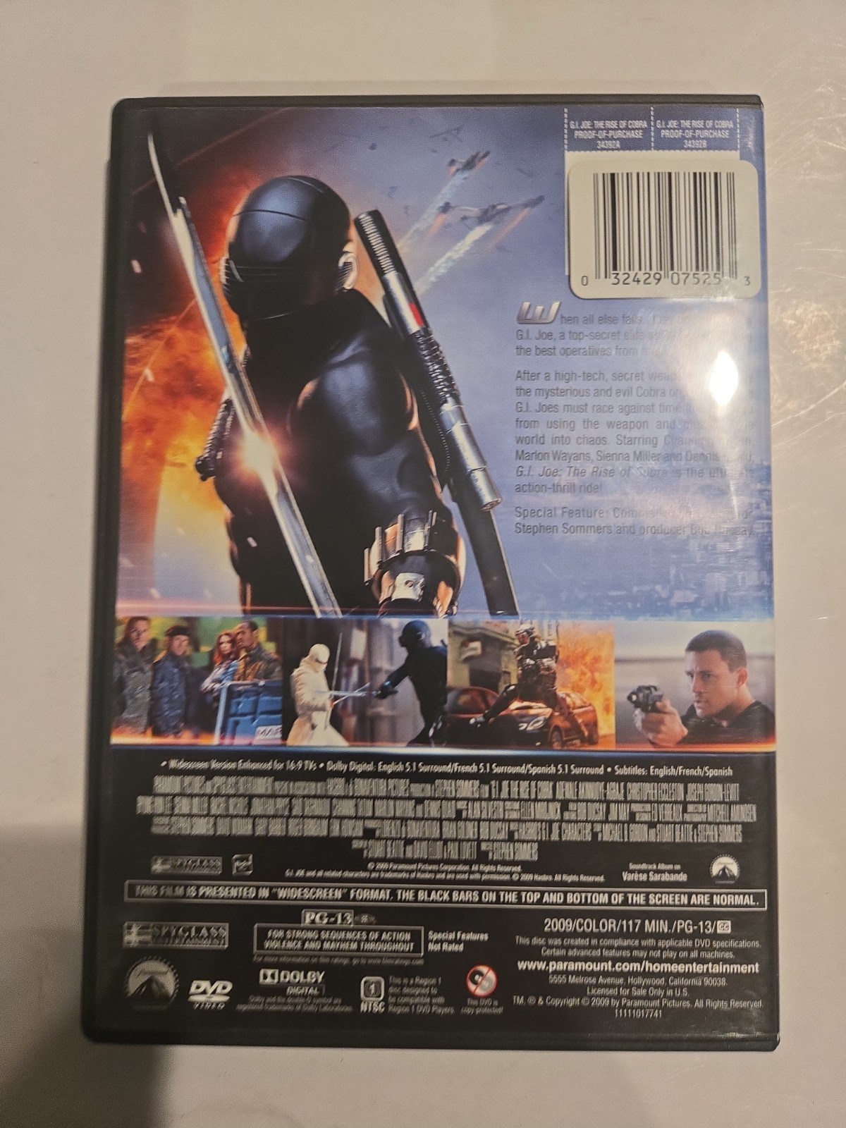 G.I. Joe: The Rise of Cobra (DVD, 2009)