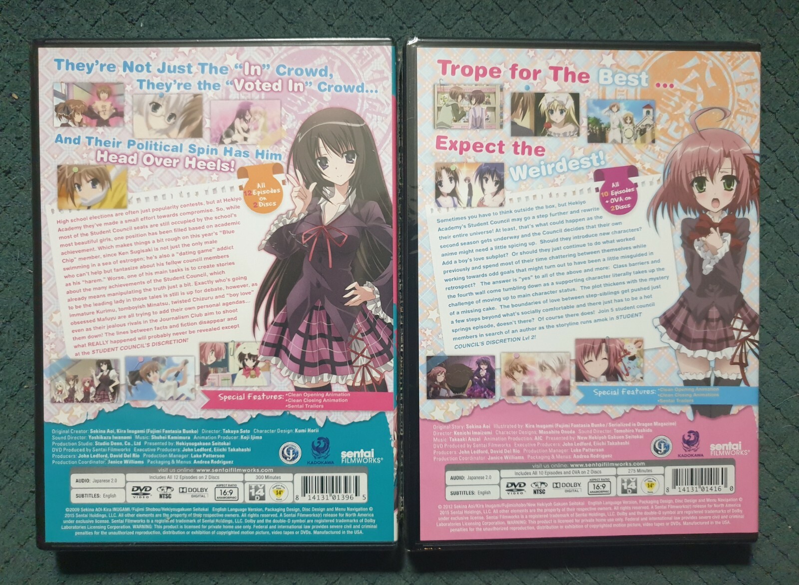 Student Council’s Discretion season 1 + lv.2 complete series collection DVD NEW!