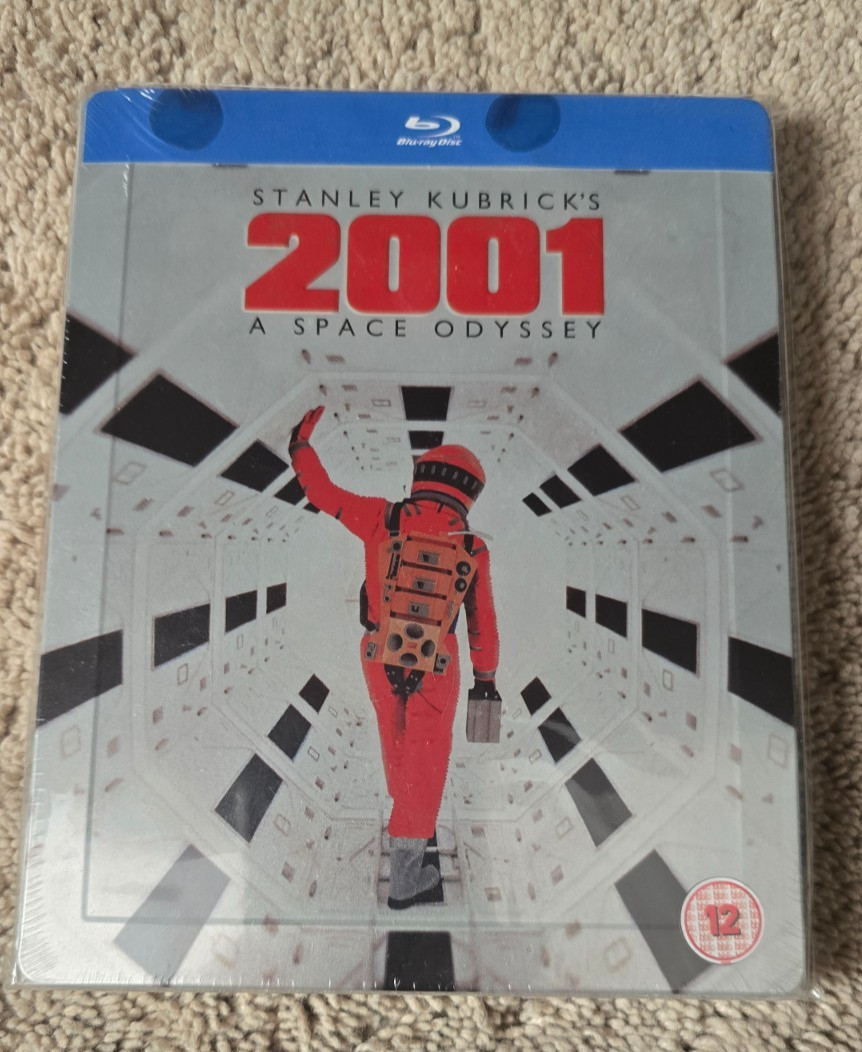 2001: A SPACE ODYSSEY BLU-RAY ZAVVI EXCLUSIVE STEELBOOK REGION FREE