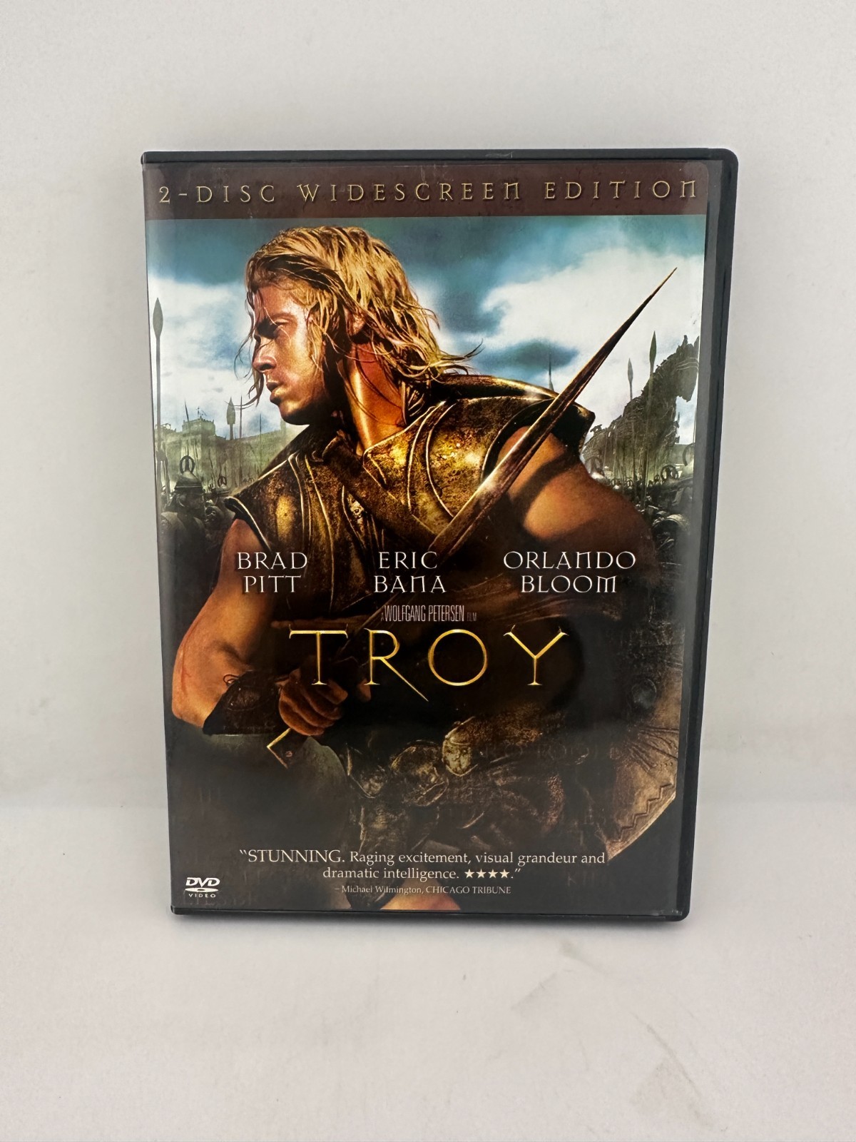 Troy 2-Disc Widescreen DVD Brad Pitt Eric Bana Orlando Bloom Bonus Disc