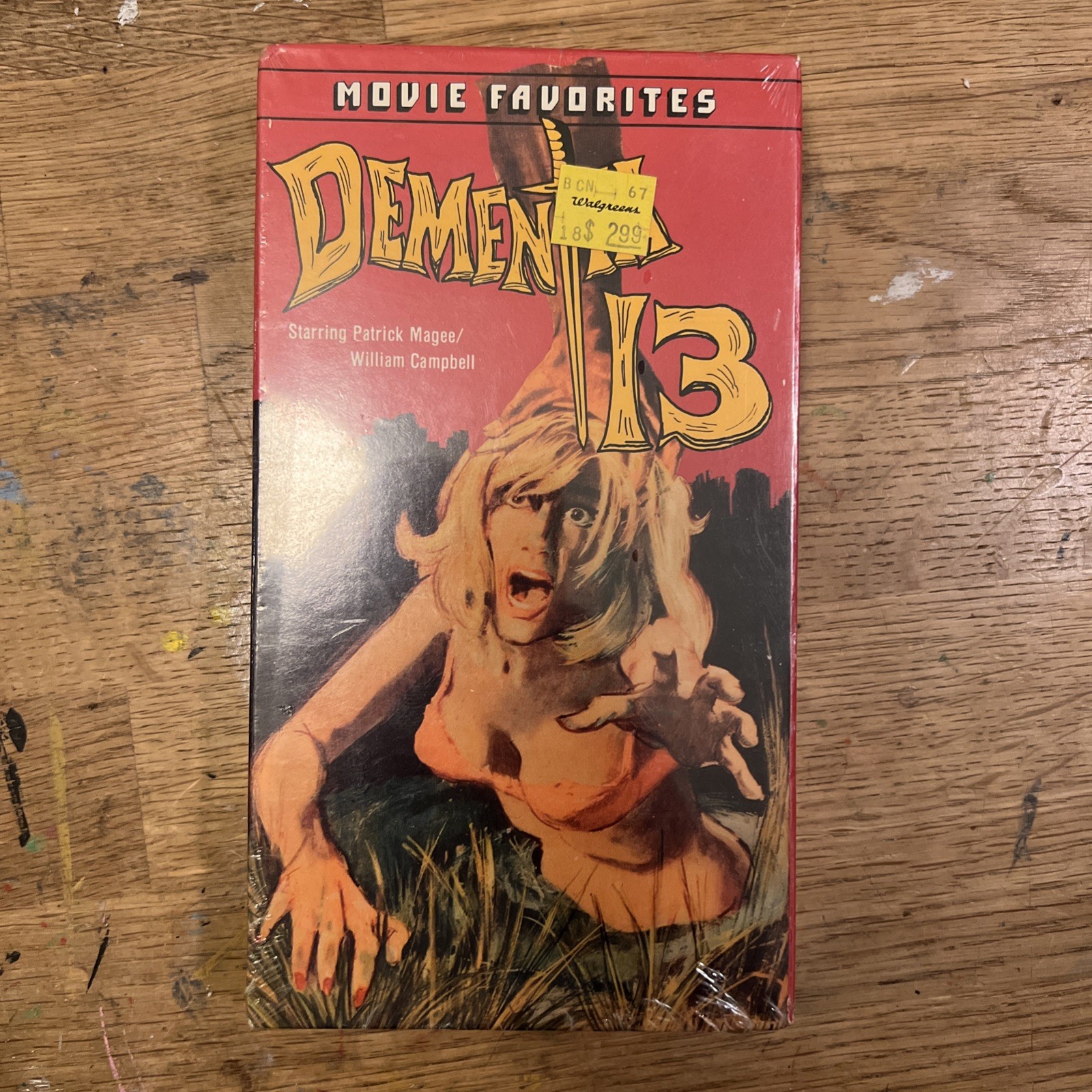 Dementia 13 (1963, Francis Ford Coppola) VHS 1988 SEALED