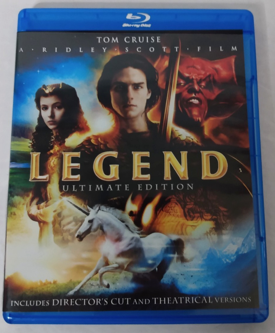 Legend Ultimate Edition (Blu-ray, 1985) Fantasy Unicorn Tom Cruise Tim Curry