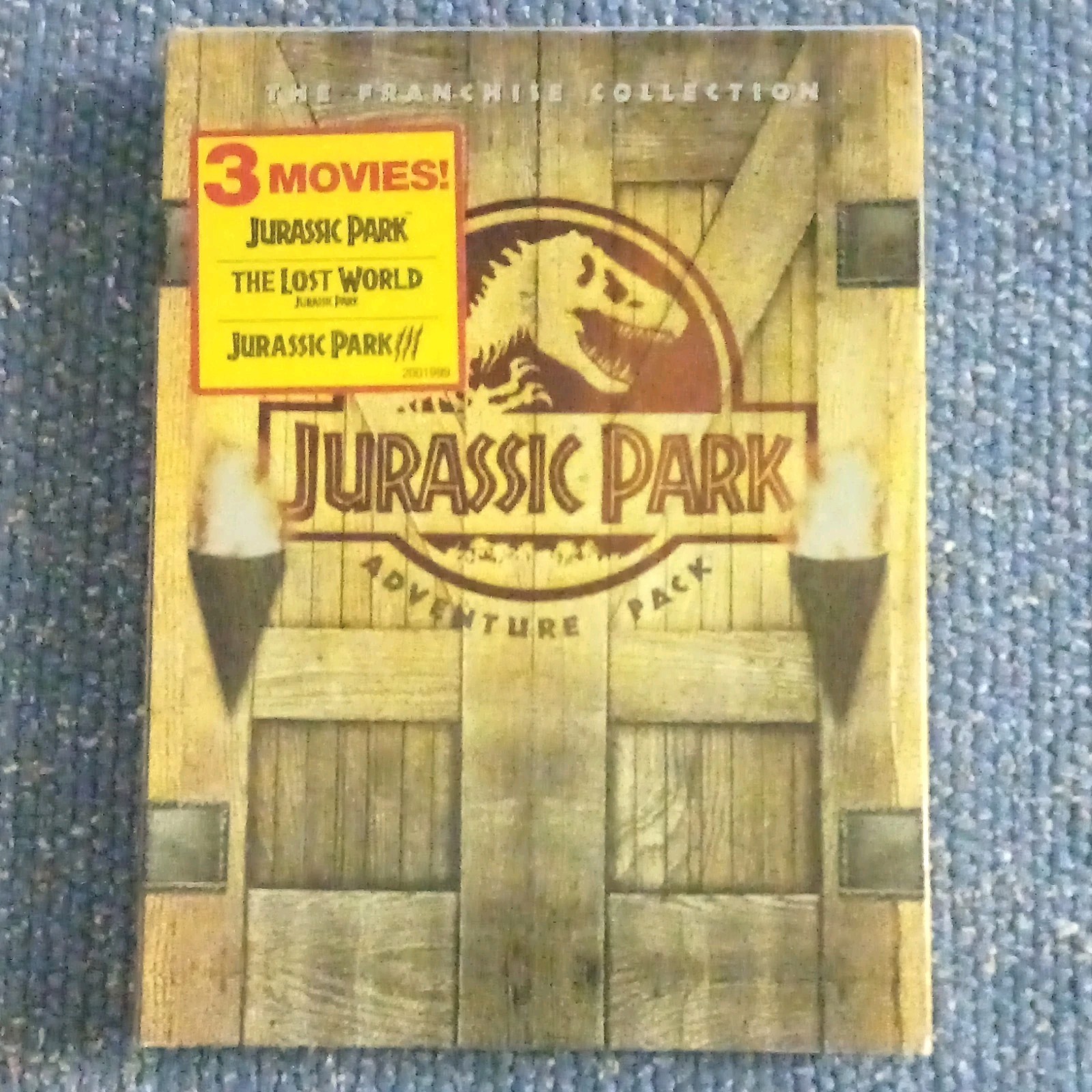 Universal Jurassic Park Adventure Pack 3-Movie DVD Box Set PG-13 English
