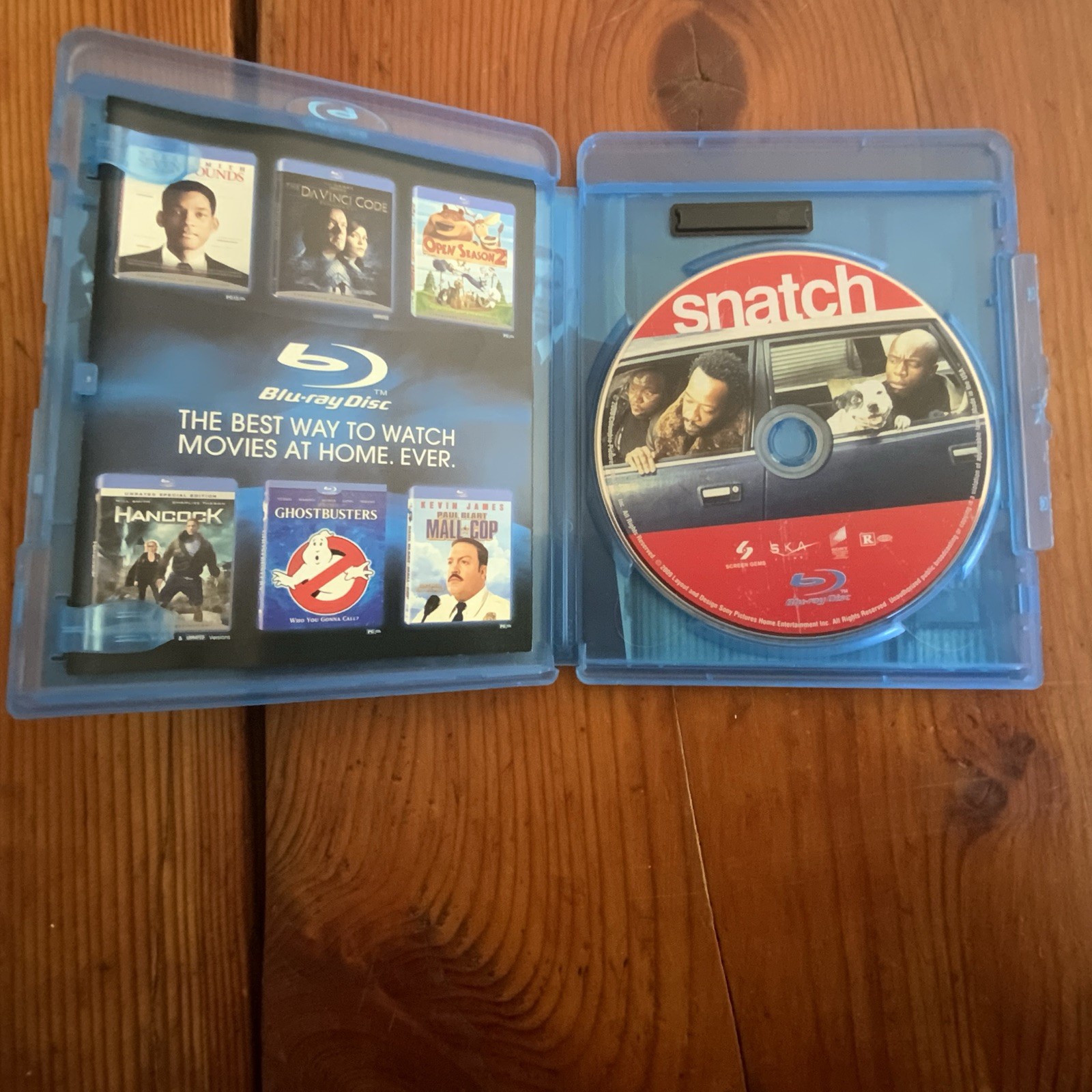 Sony Pictures Snatch Blu-ray Guy Ritchie Widescreen R Crime Comedy Brad Pitt